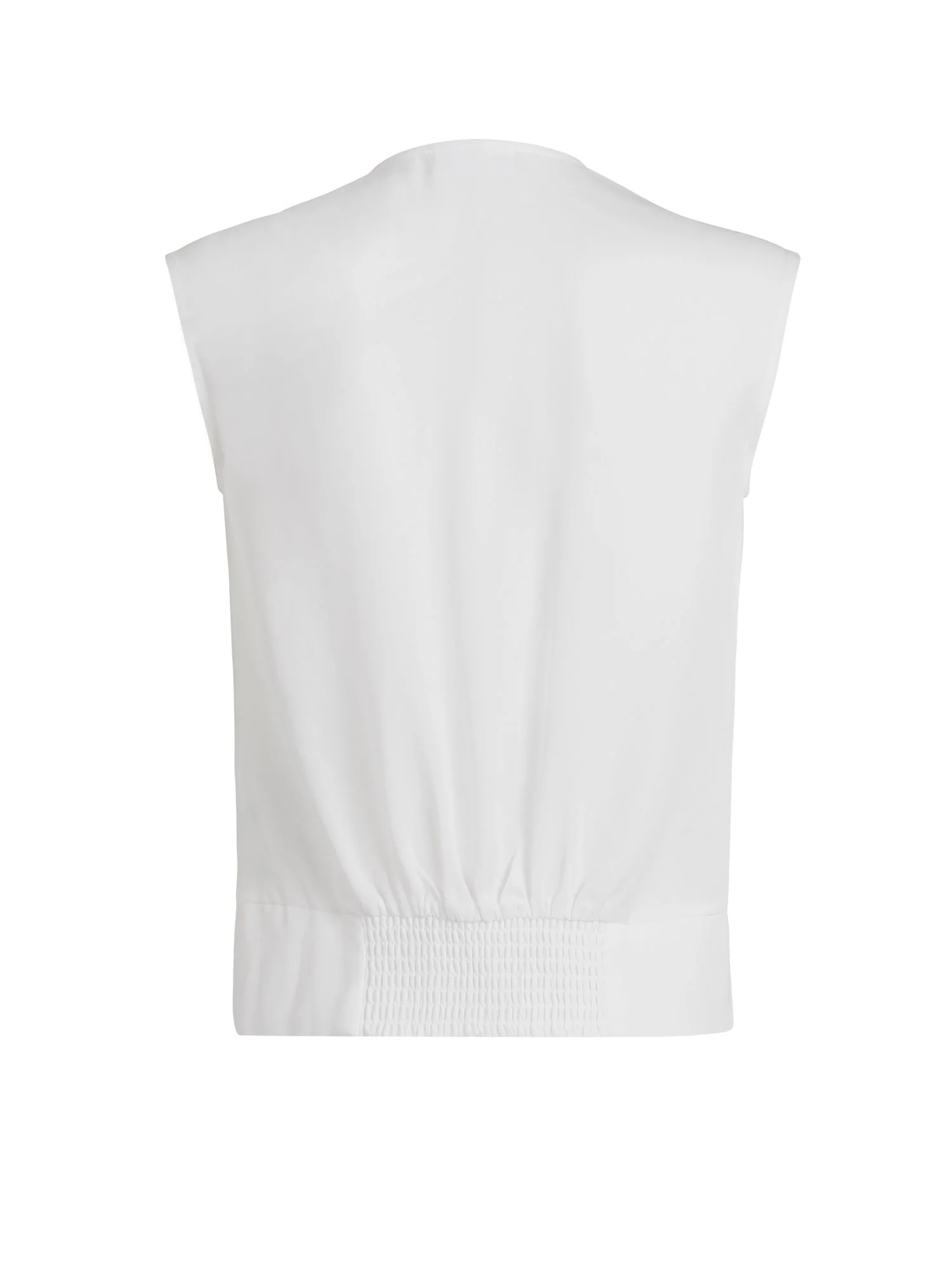 Petite Smocked Wrap Blouse - Image 3