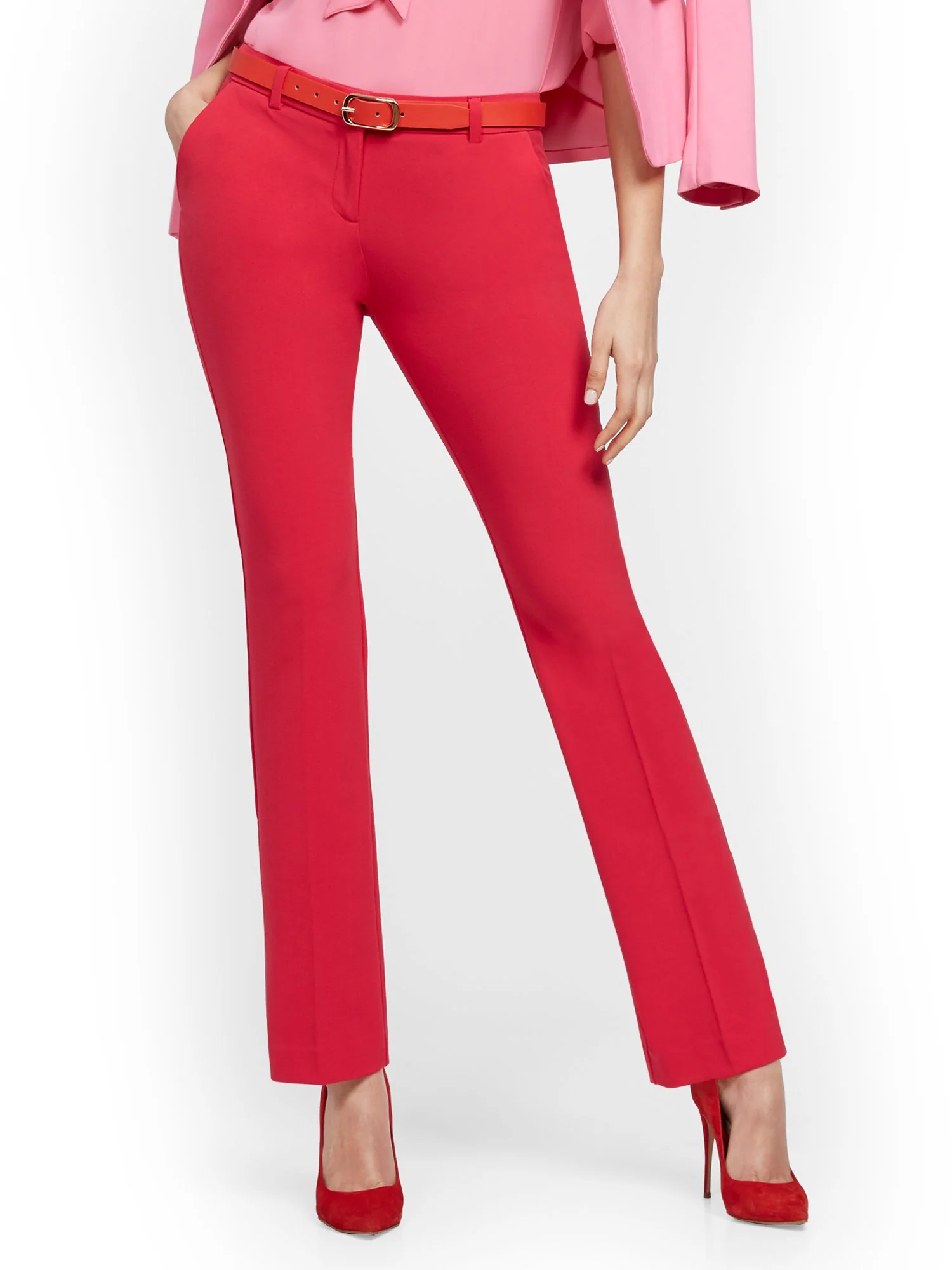 Petite Straight-Leg Pant - Double Stretch - 7th Avenue - Image 15