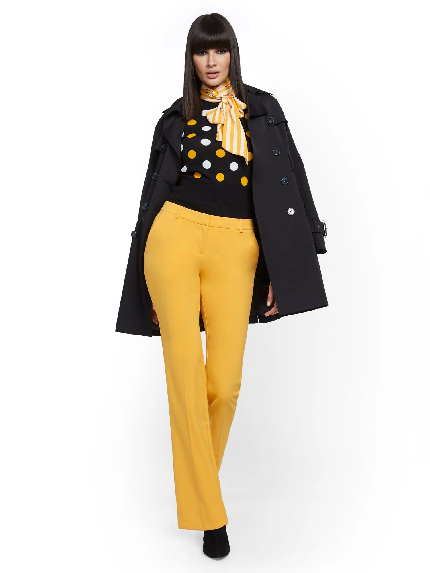 Petite Straight-Leg Pant - Double Stretch - 7th Avenue - Image 19