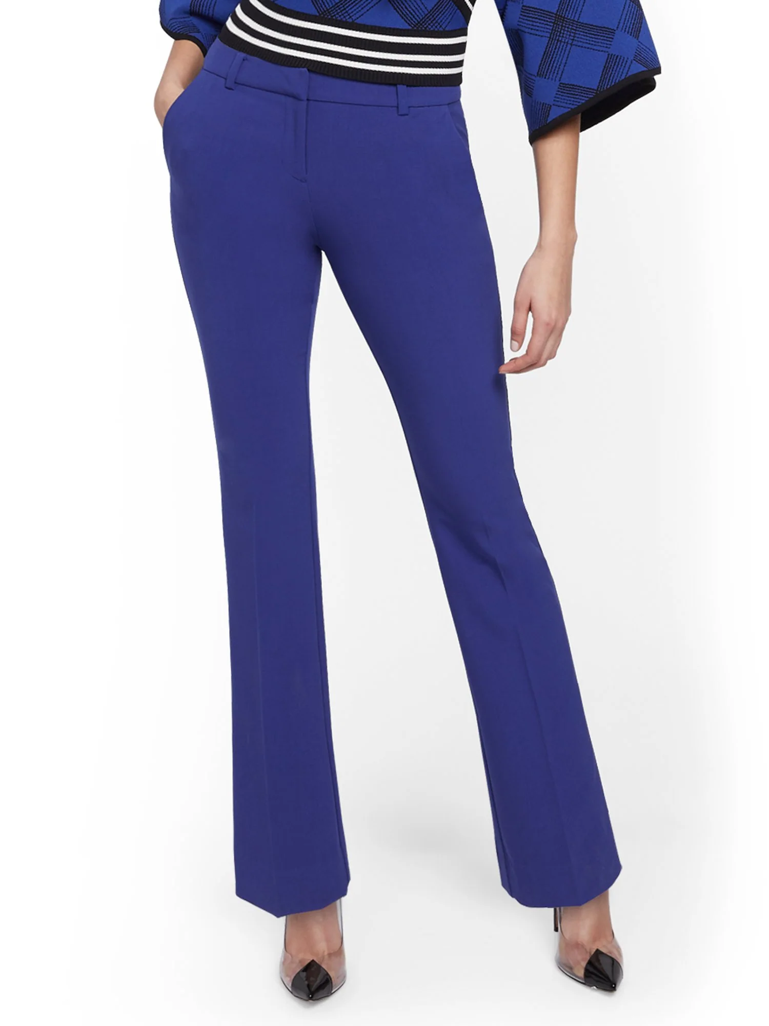 Petite Straight-Leg Pant - Double Stretch - 7th Avenue - Image 21