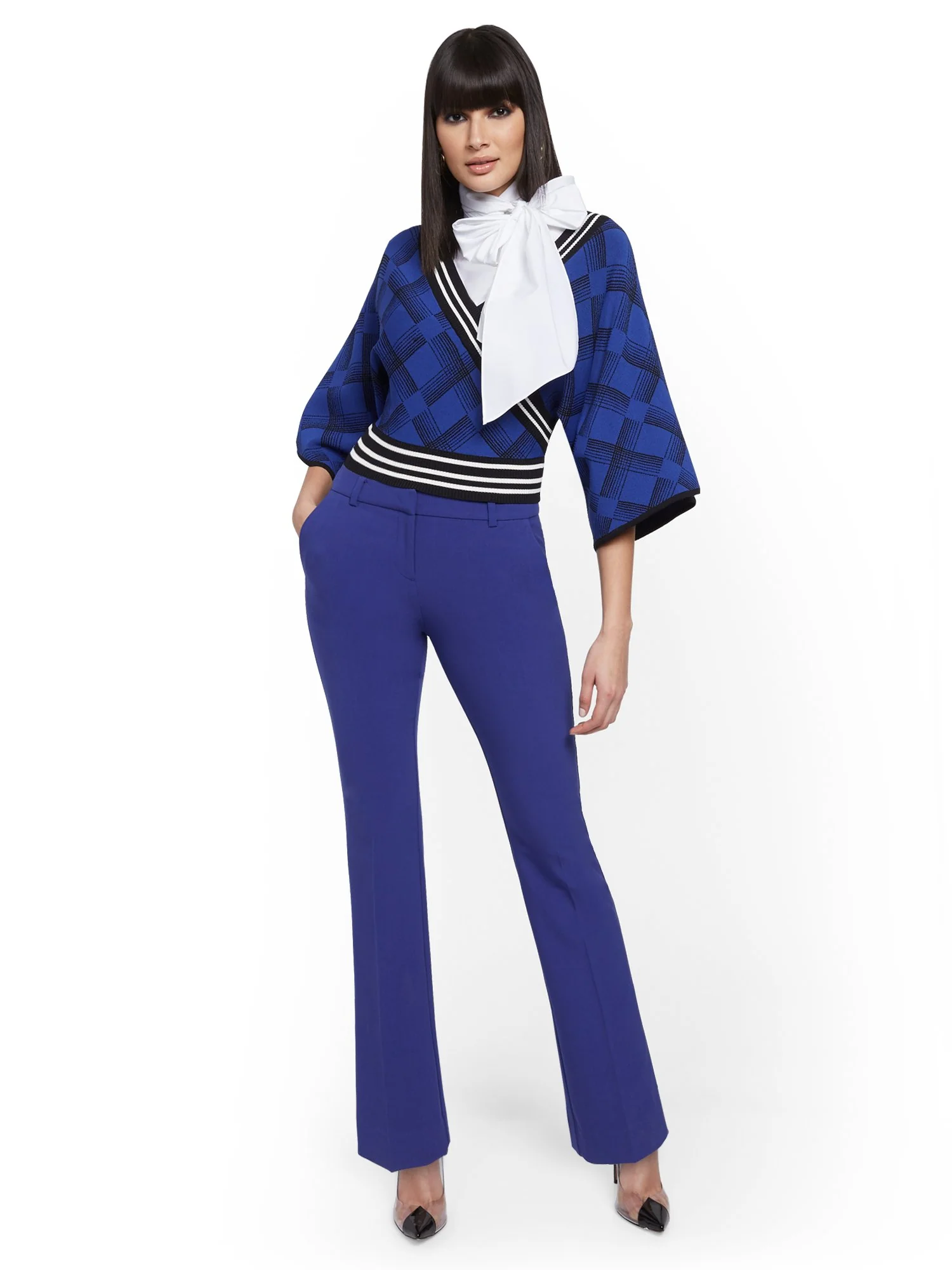 Petite Straight-Leg Pant - Double Stretch - 7th Avenue - Image 23