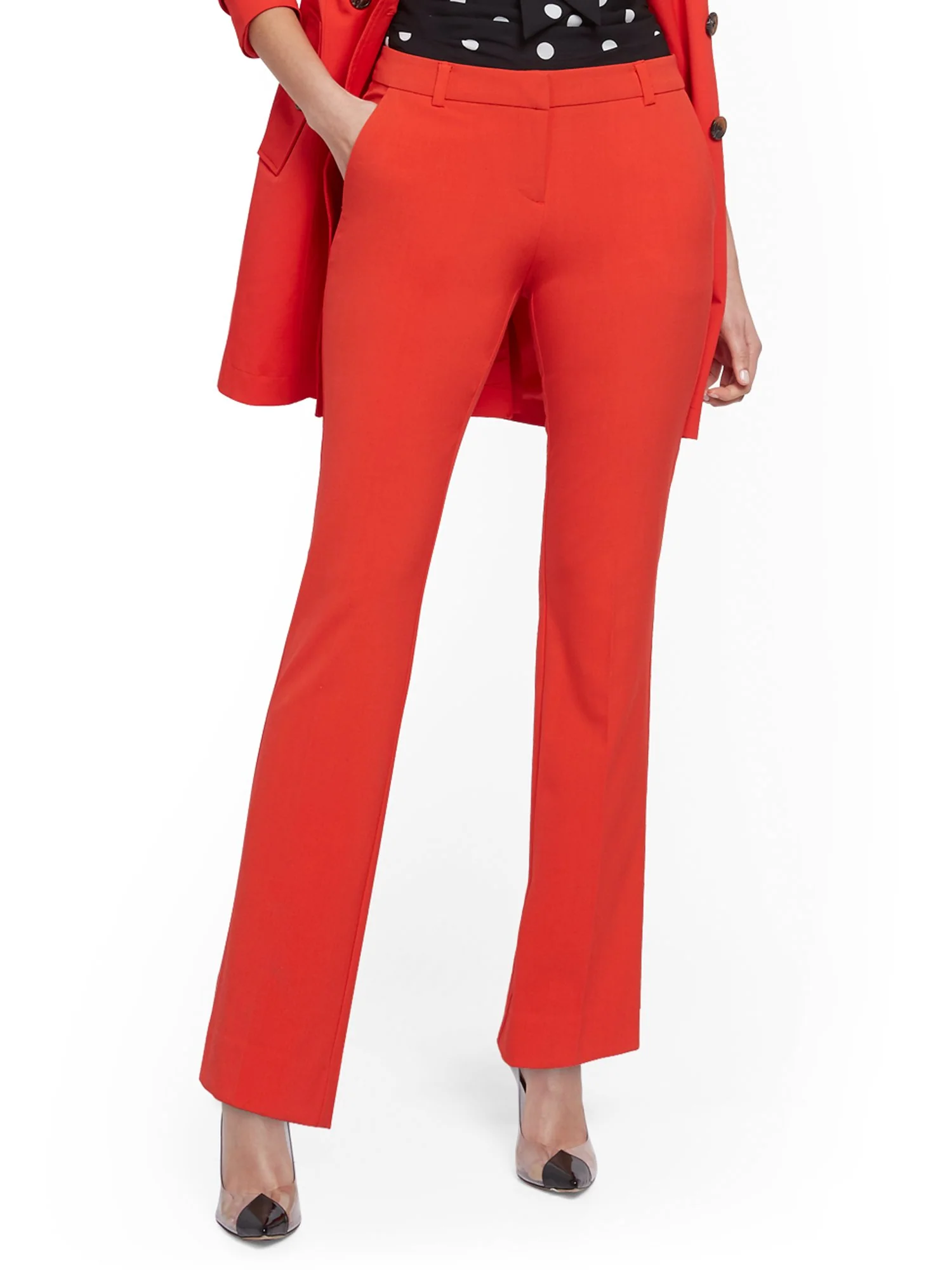 Petite Straight-Leg Pant - Double Stretch - 7th Avenue - Image 25