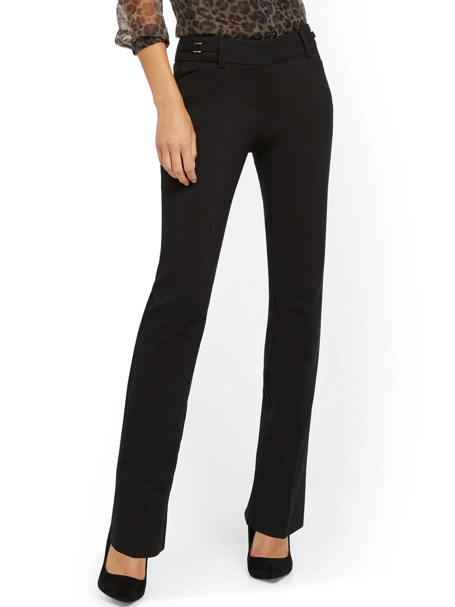 Petite Straight-Leg Pant - Modern - All-Season Stretch - 7th Avenue