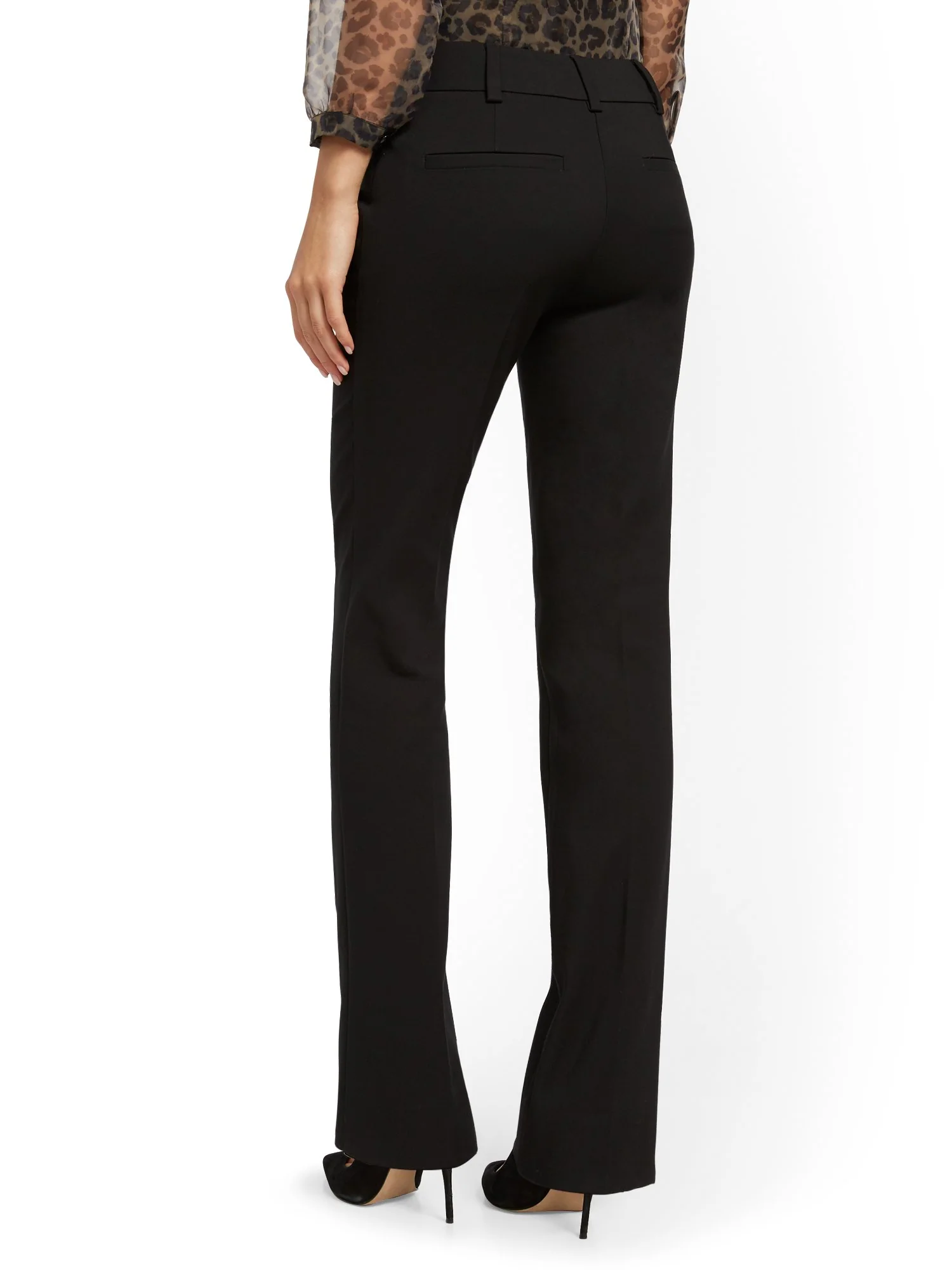 Petite Straight-Leg Pant - Modern - All-Season Stretch - 7th Avenue - Image 3