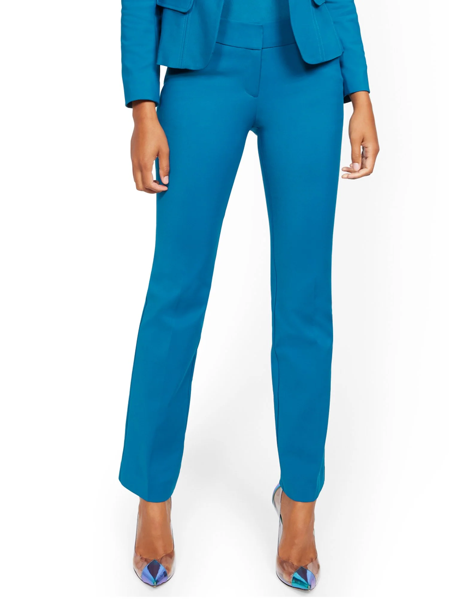 Petite Straight-Leg Pant - Modern - All-Season Stretch - 7th Avenue - Image 7