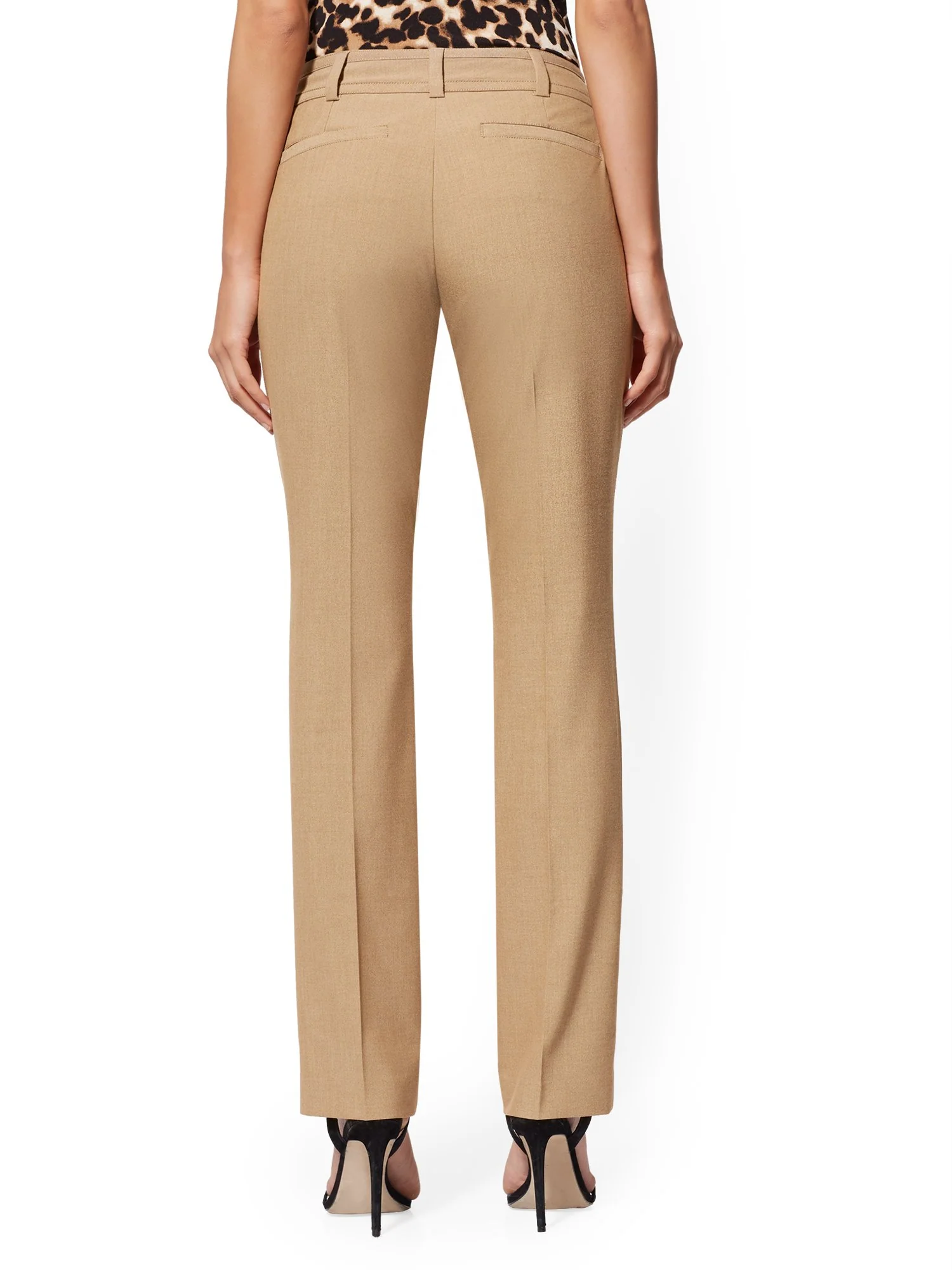 Petite Straight-Leg Pant - Signature Fit - Superstretch - 7th Avenue - Image 8