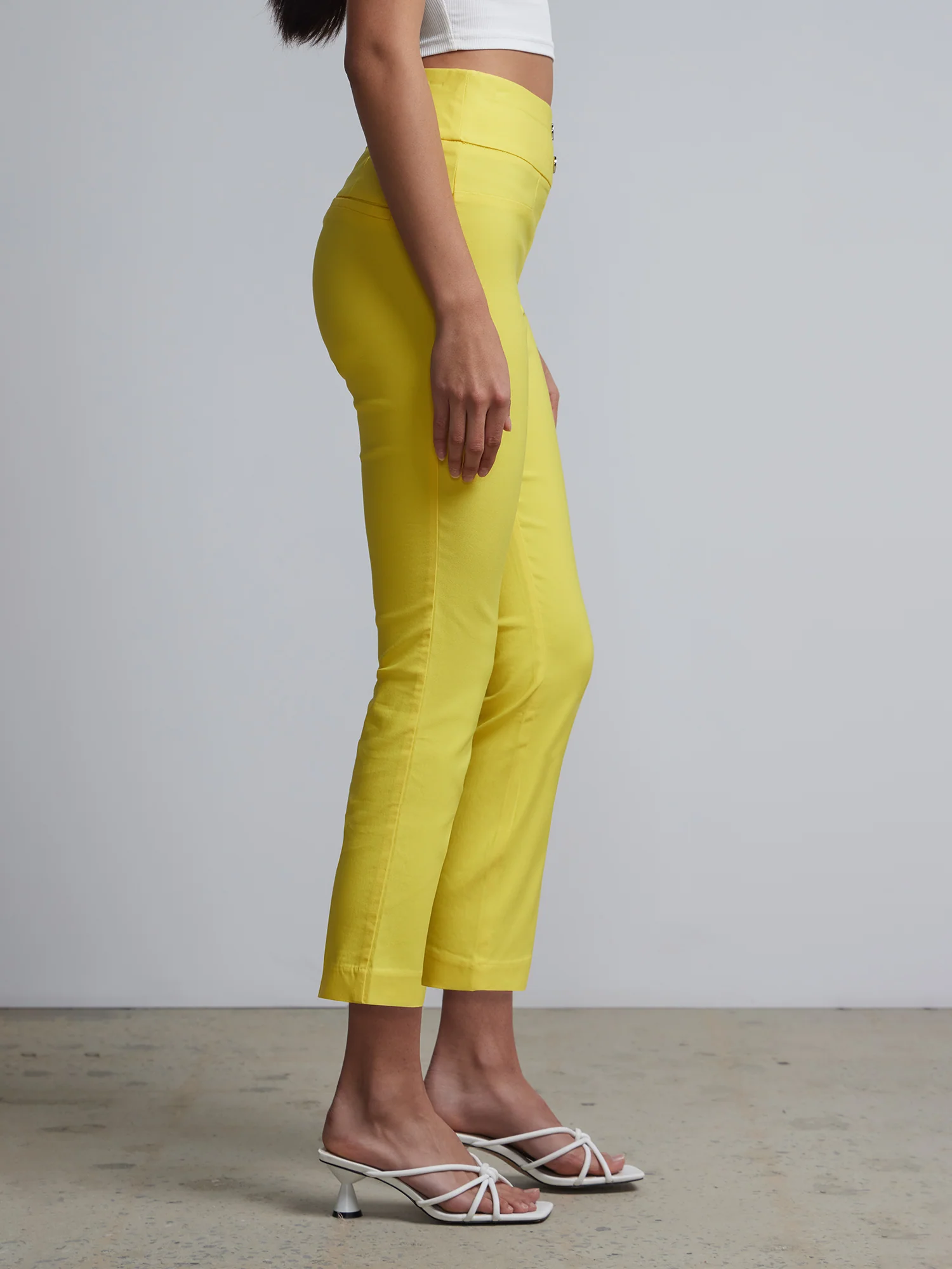 Petite Whitney High-Waisted Pull-On Slim-Leg Capri Pant - Image 28