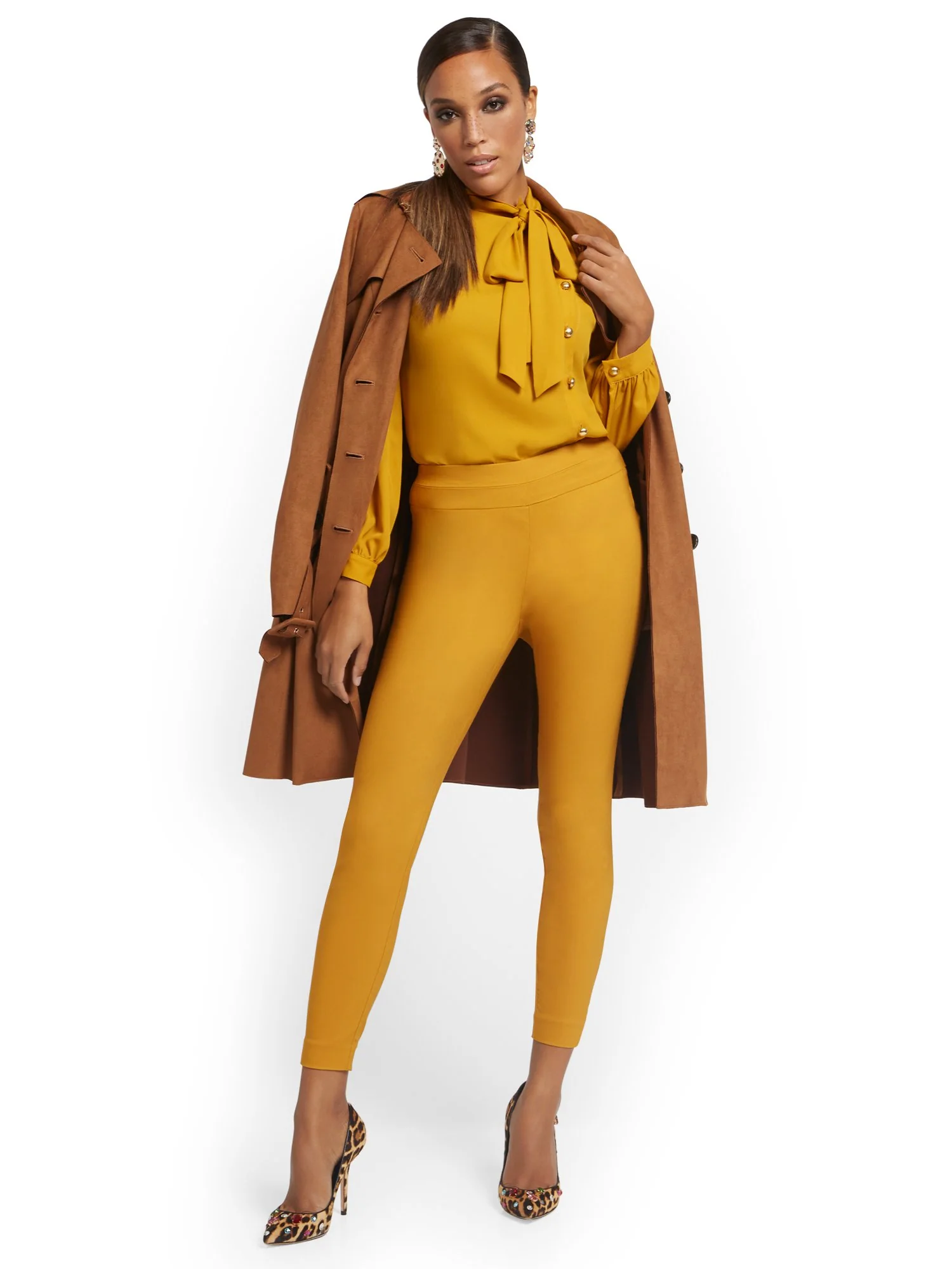 Petite Whitney High-Waisted Pull-On Slim-Leg Pant - Image 16