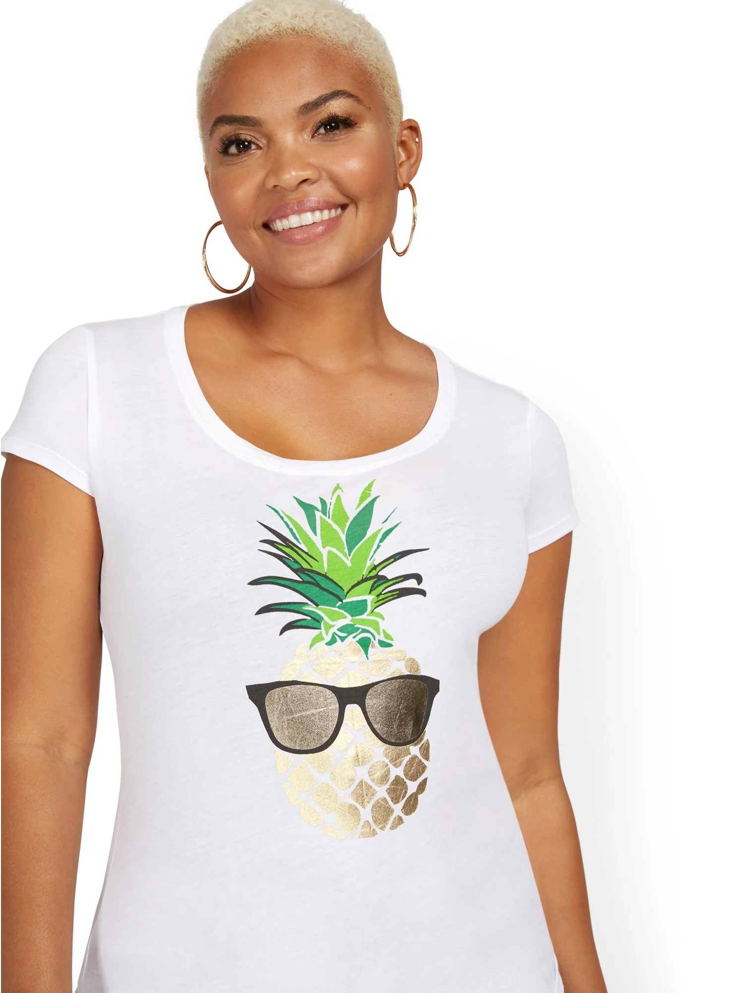 Pineapple Graphic Tee - Image 2