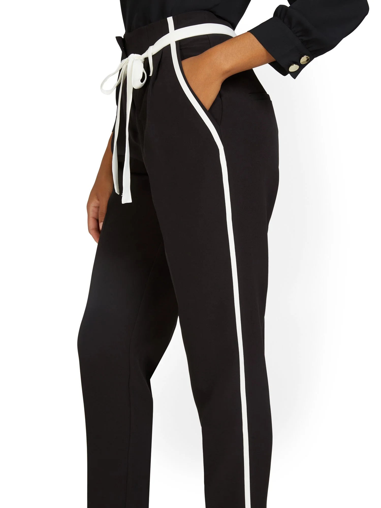 Piped Ankle Pant - Image 4