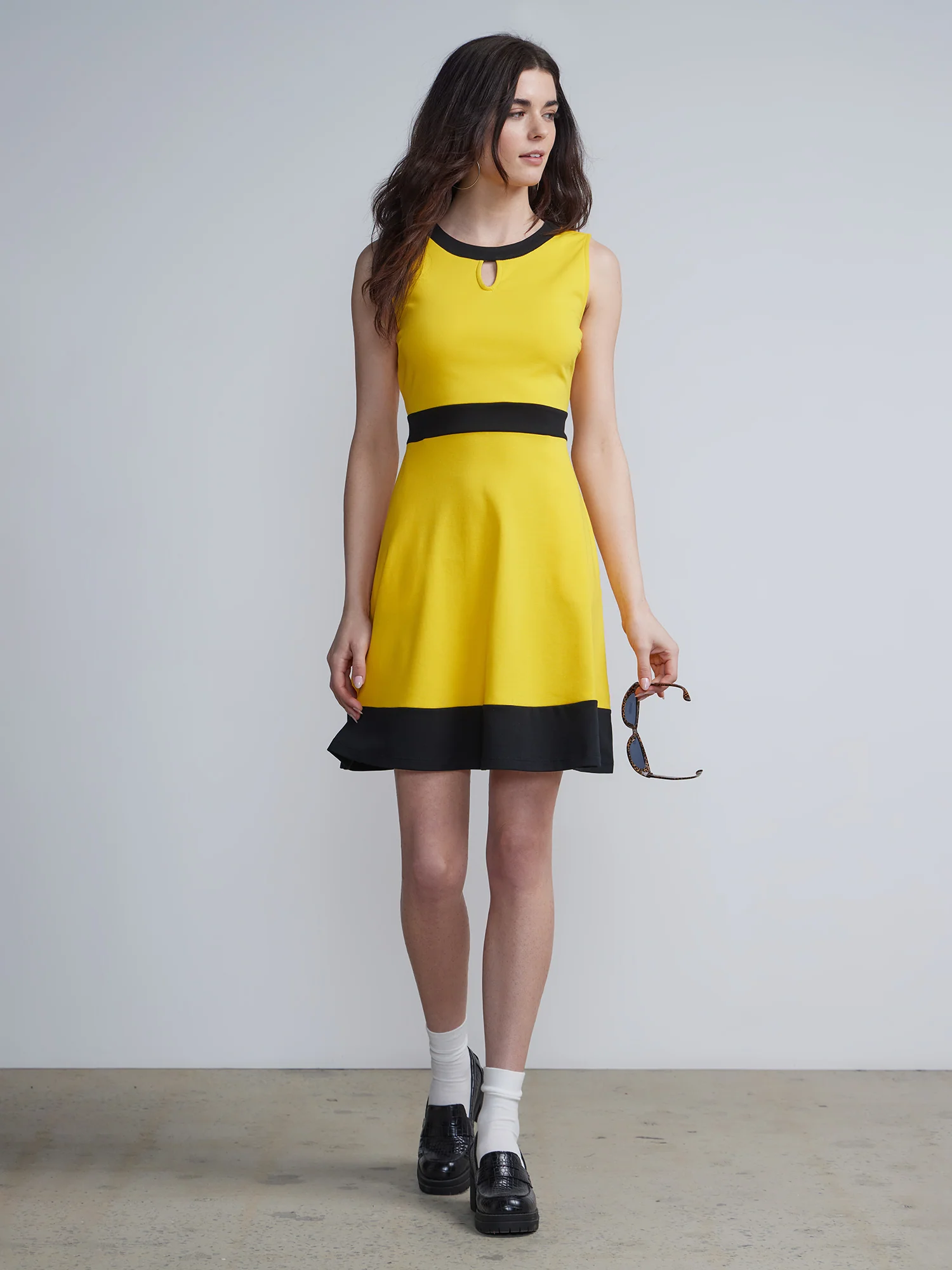 Piped Flare Dress - City Knits - Image 19