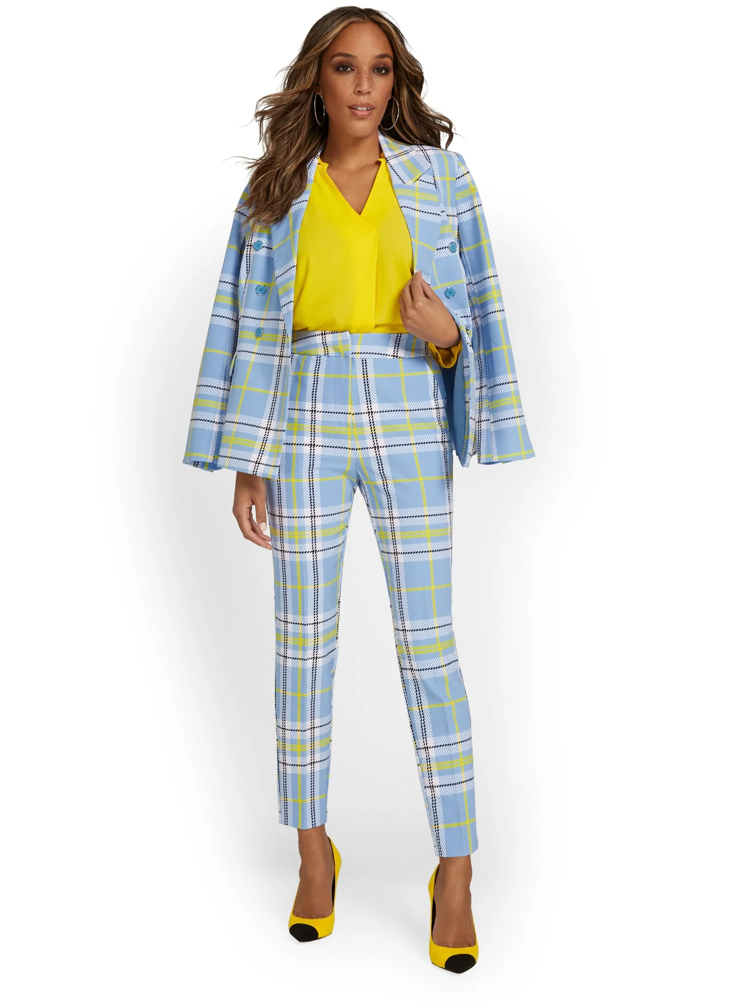 Plaid Ankle Pant - Image 4