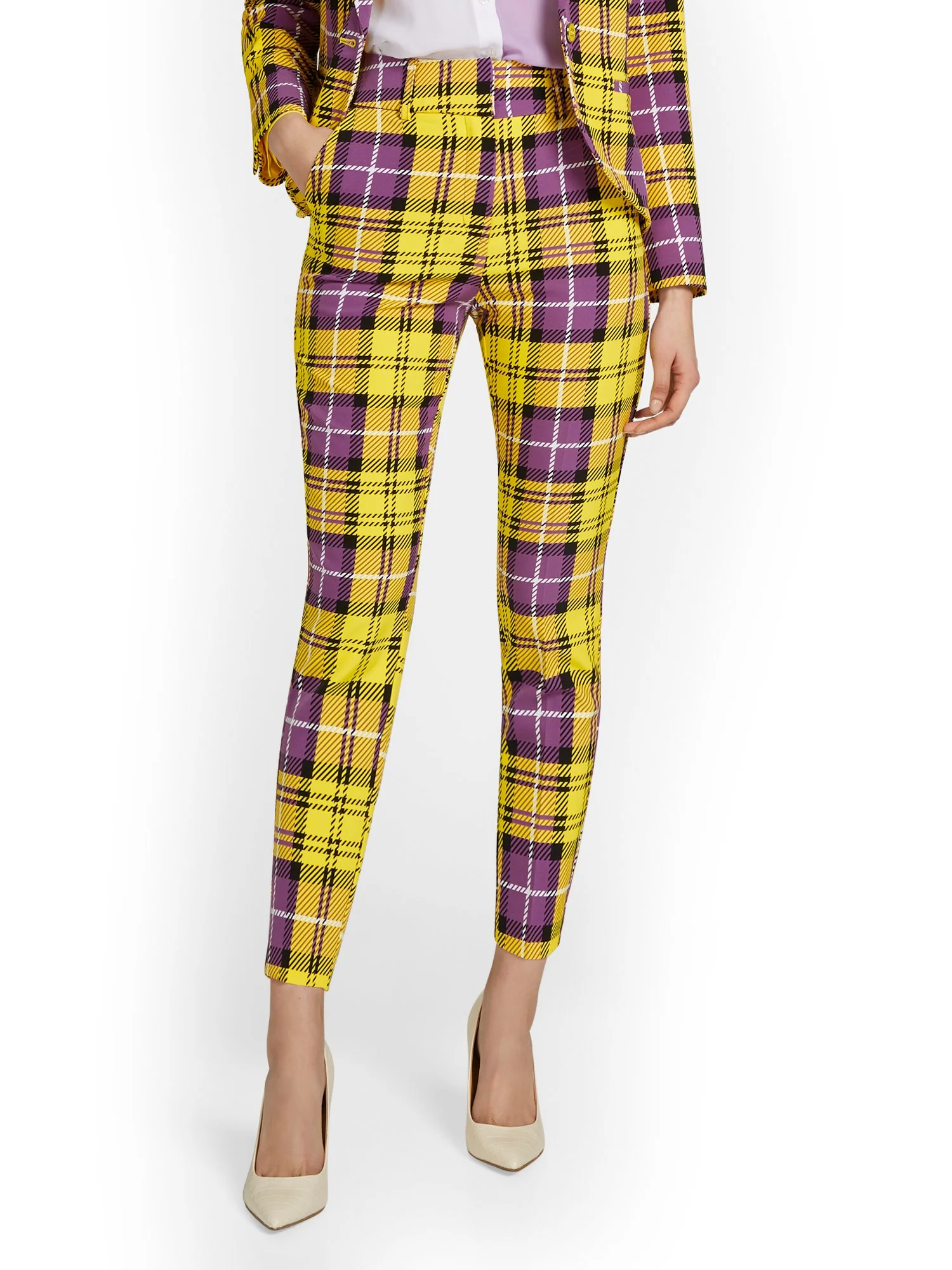 Plaid Ankle Pant - Image 2