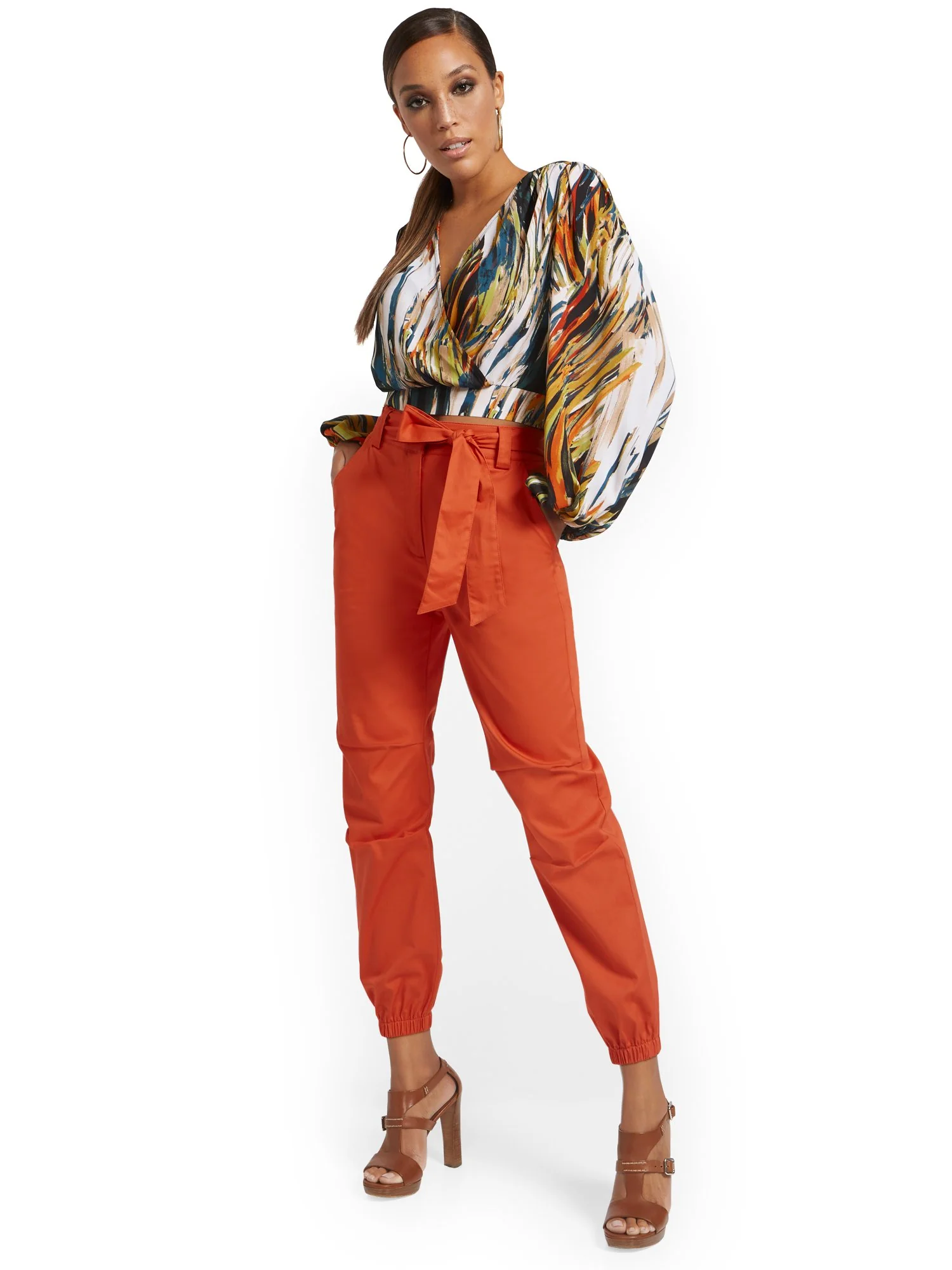 Pleat-Detail Jogger Pant - NYC Strong Collection
