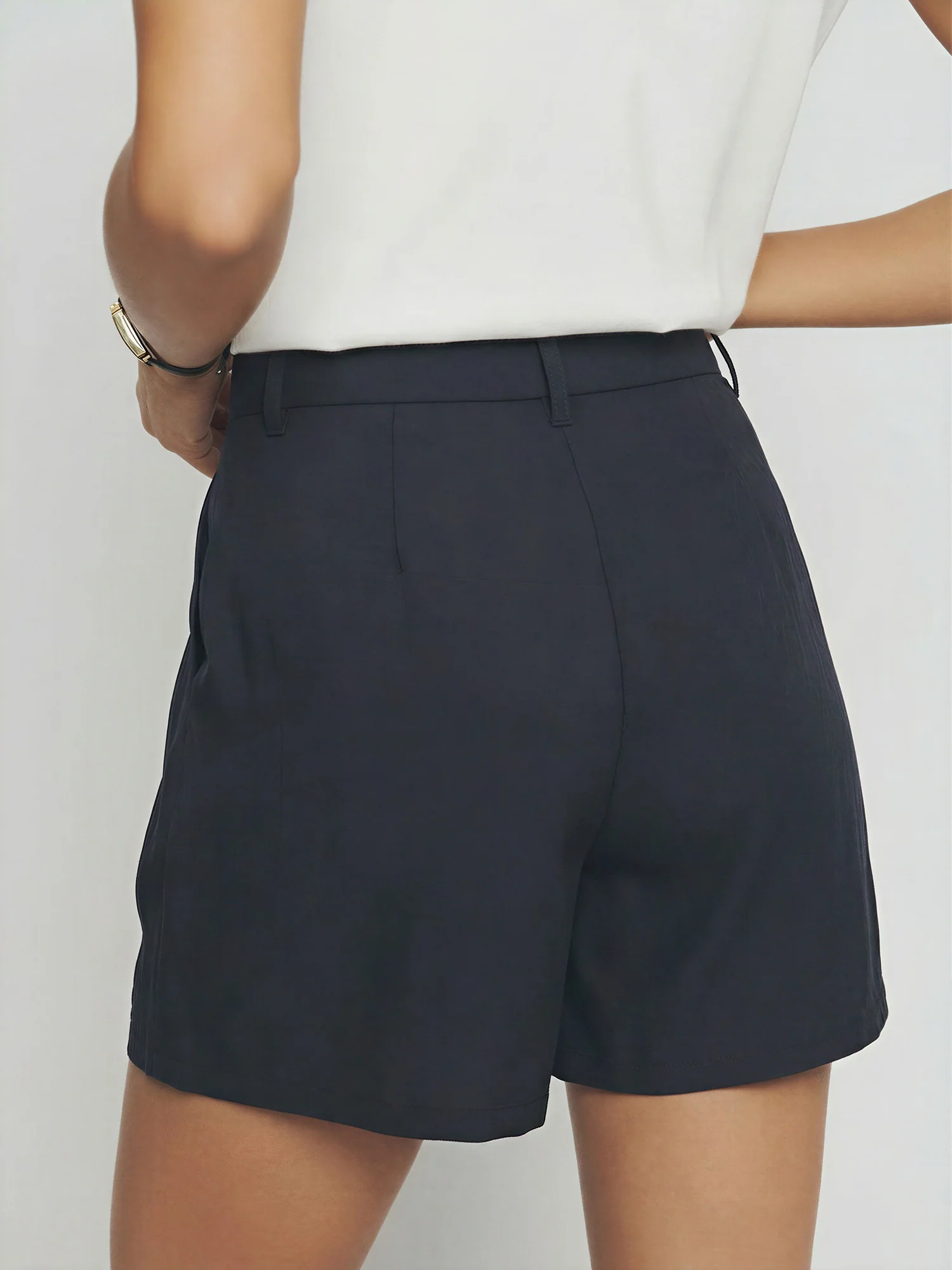 Pleated Flowy Shorts - Image 3