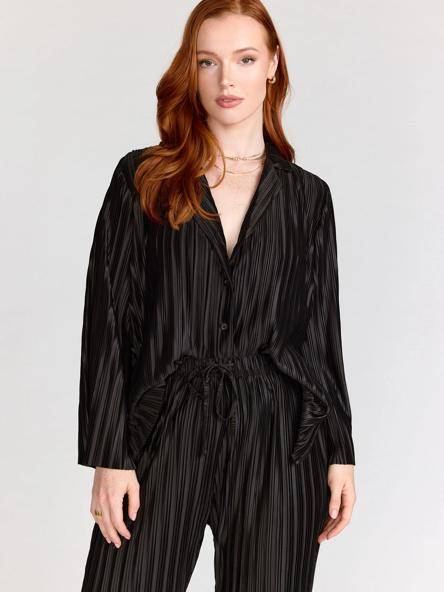 Plissé Button-Up Shirt - Dress Forum