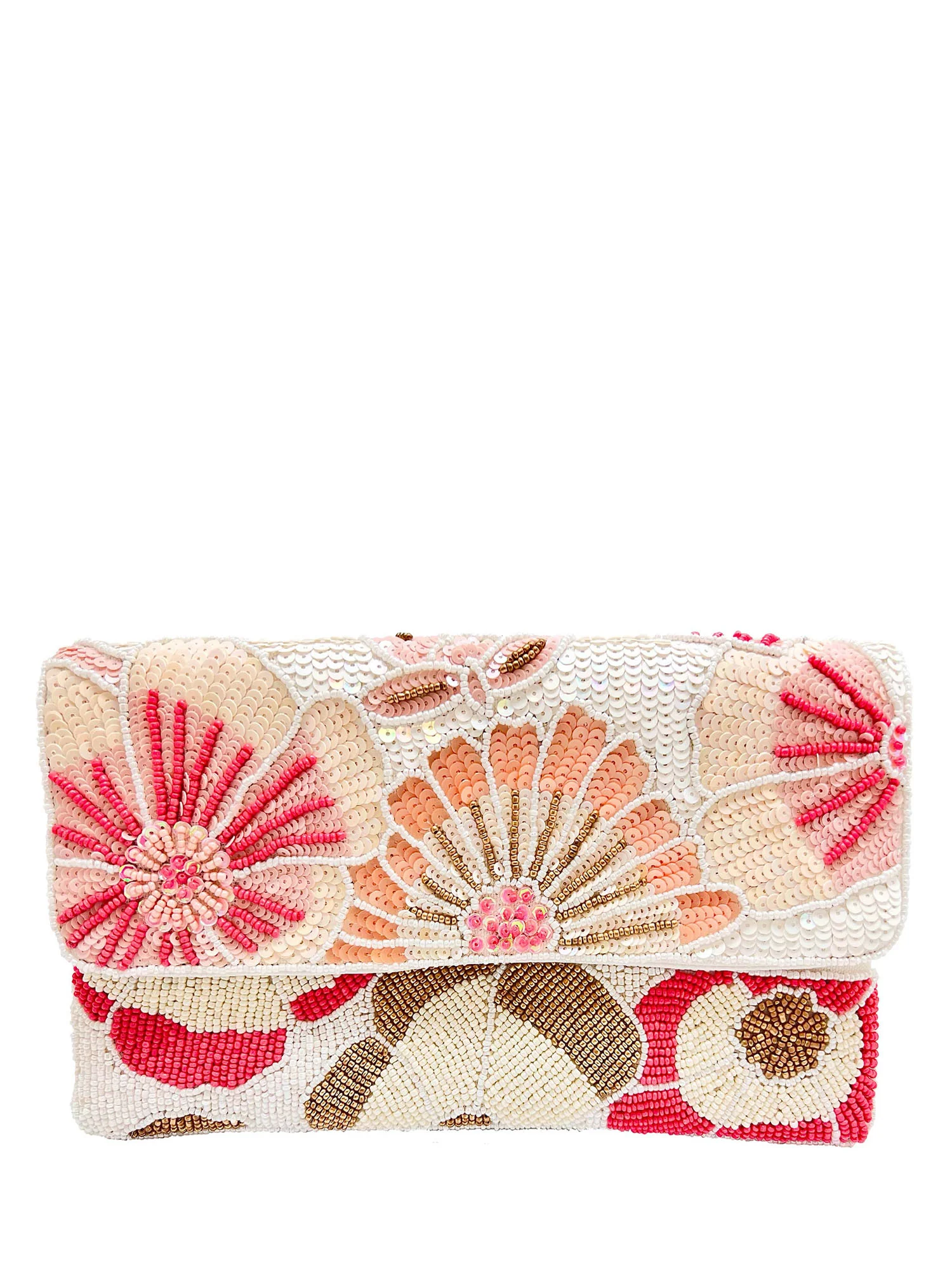 Floral Beaded Clutch - Image 2