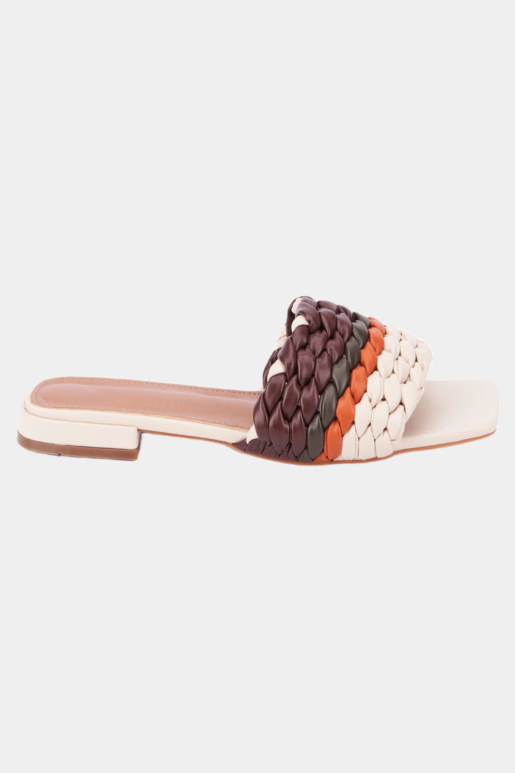 Polly Woven Slide Flat Sandal - Image 3