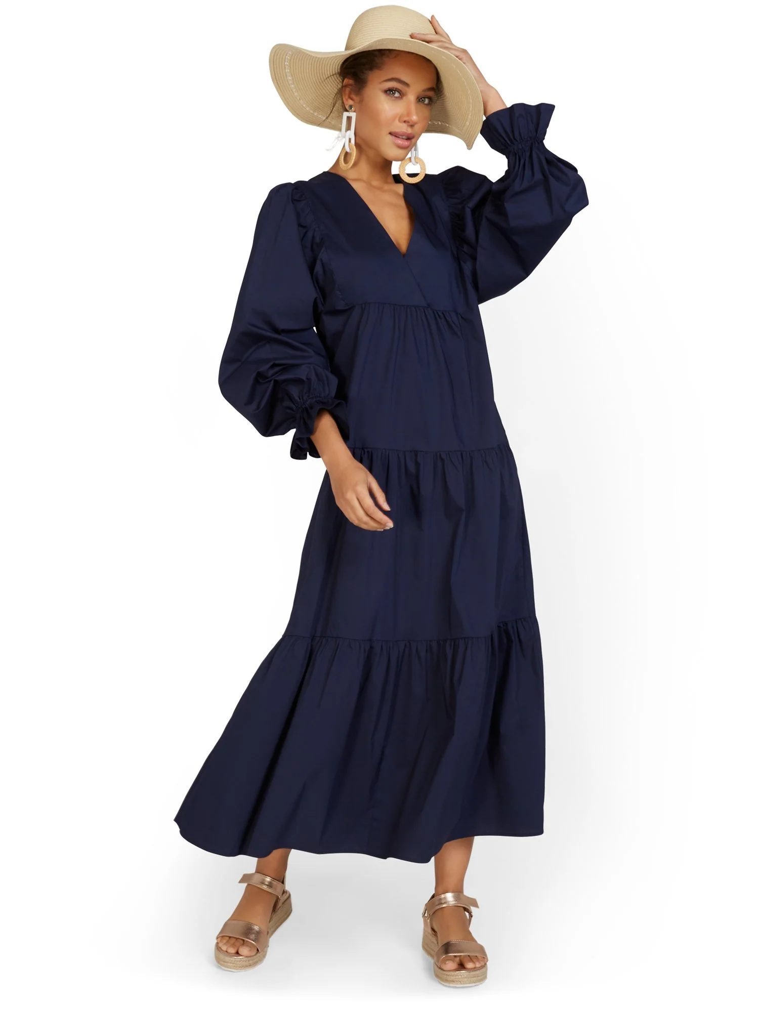 Poplin Maxi Dress - Image 2