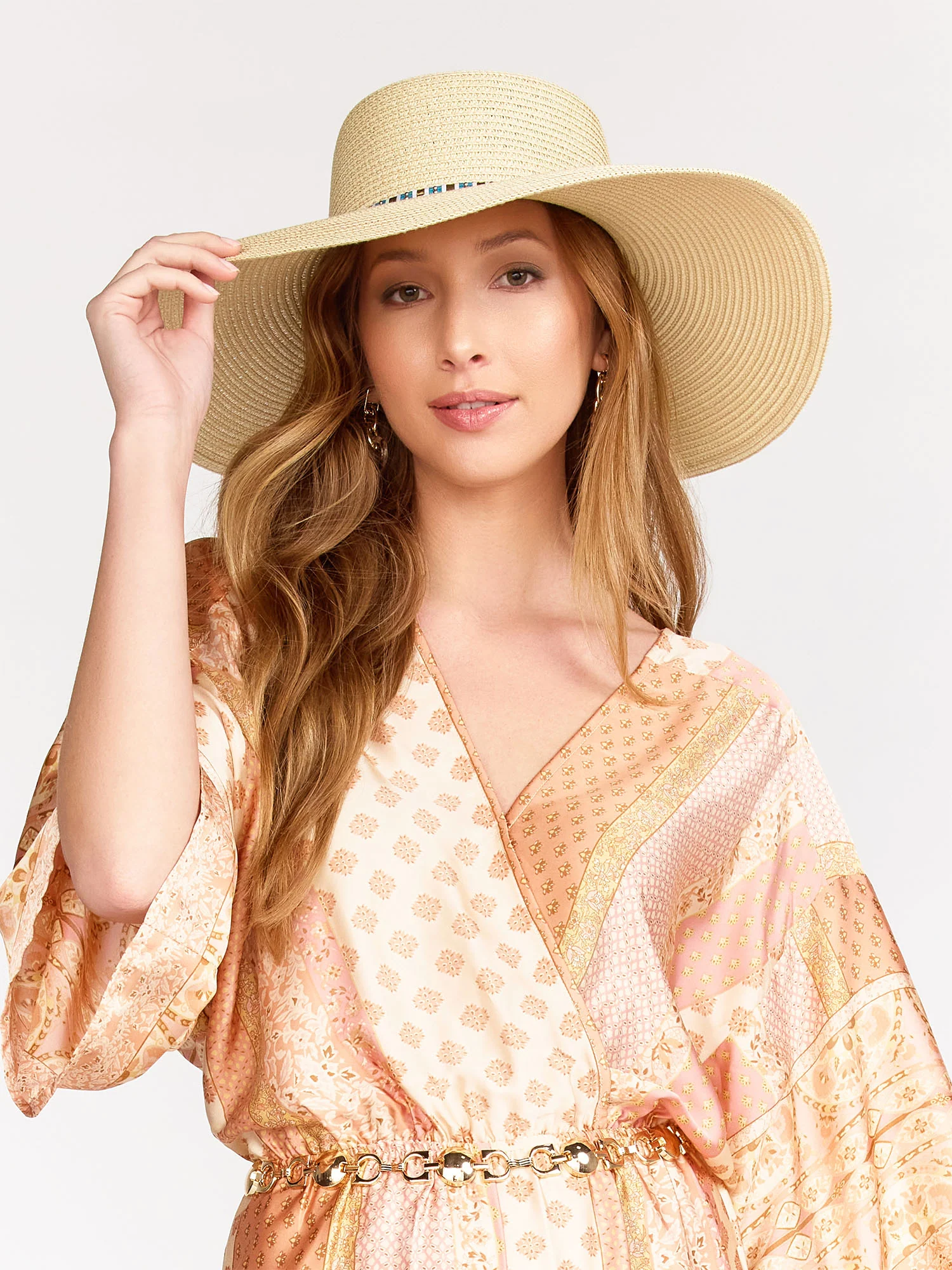 Presley Beaded Band Floppy Hat - Marcus Adler - Image 2