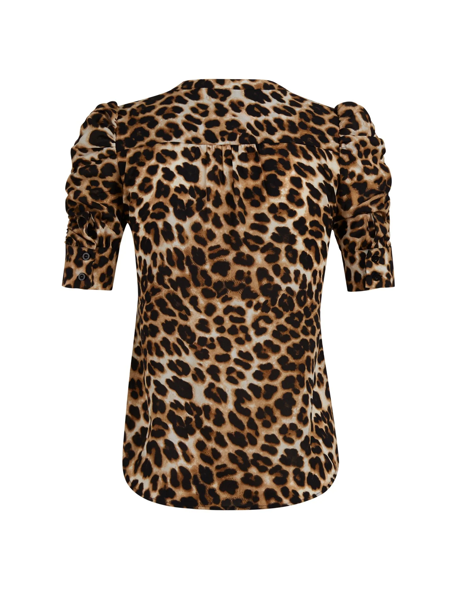 Puff-Sleeve Leopard Top - Image 3