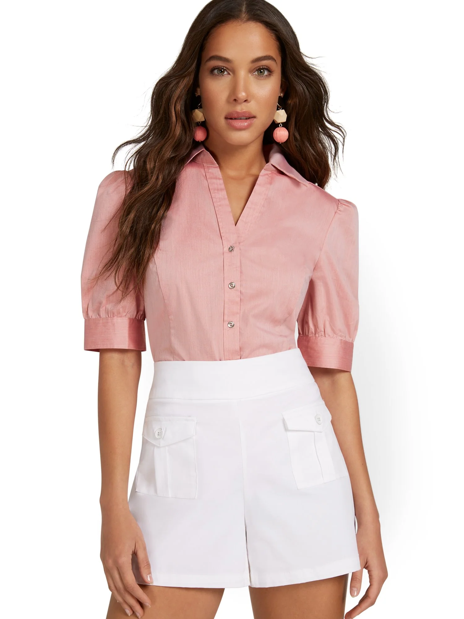Puff-Sleeve Madison Shirt - 7th Avenue - Image 27