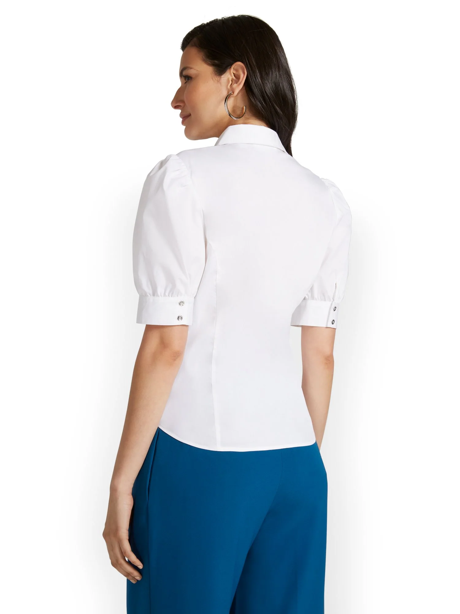 Puff-Sleeve Madison Shirt - 7th Avenue - Image 3