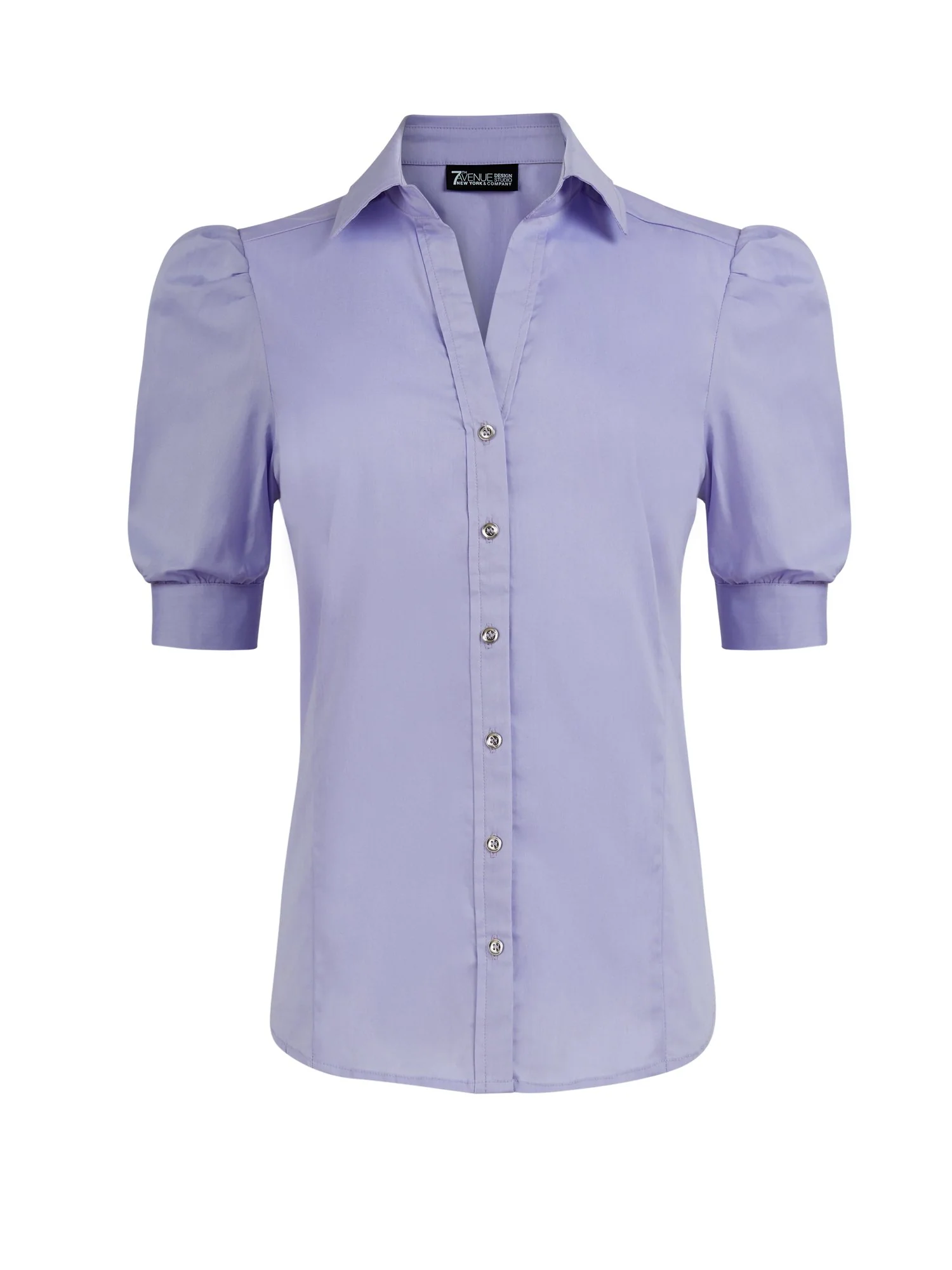 Puff-Sleeve Madison Stretch Shirt - No Gap - 7th Avenue - Image 7
