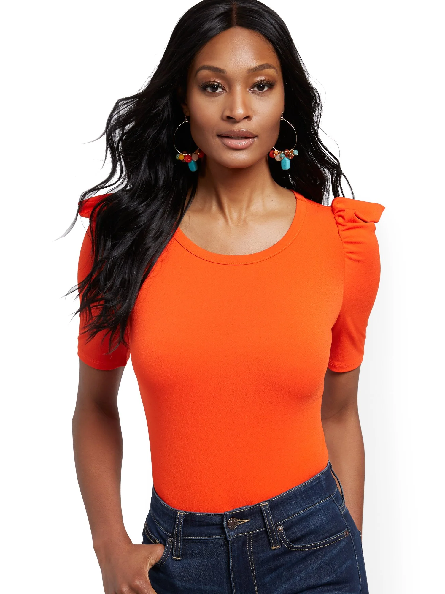 Puff-Sleeve Top - Image 9