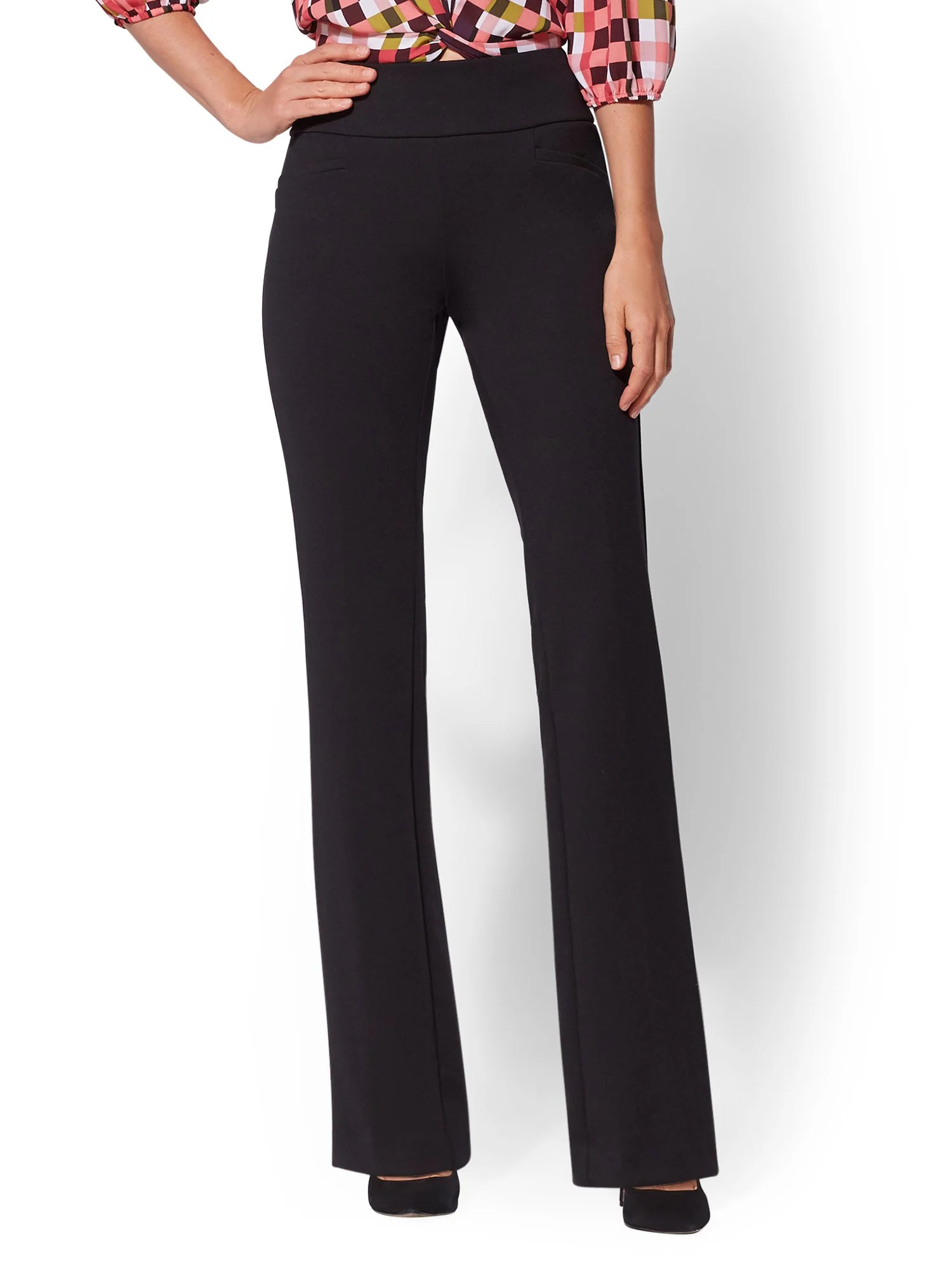 Pull-On Bootcut Pant - Signature Fit - 7th Avenue - Image 5