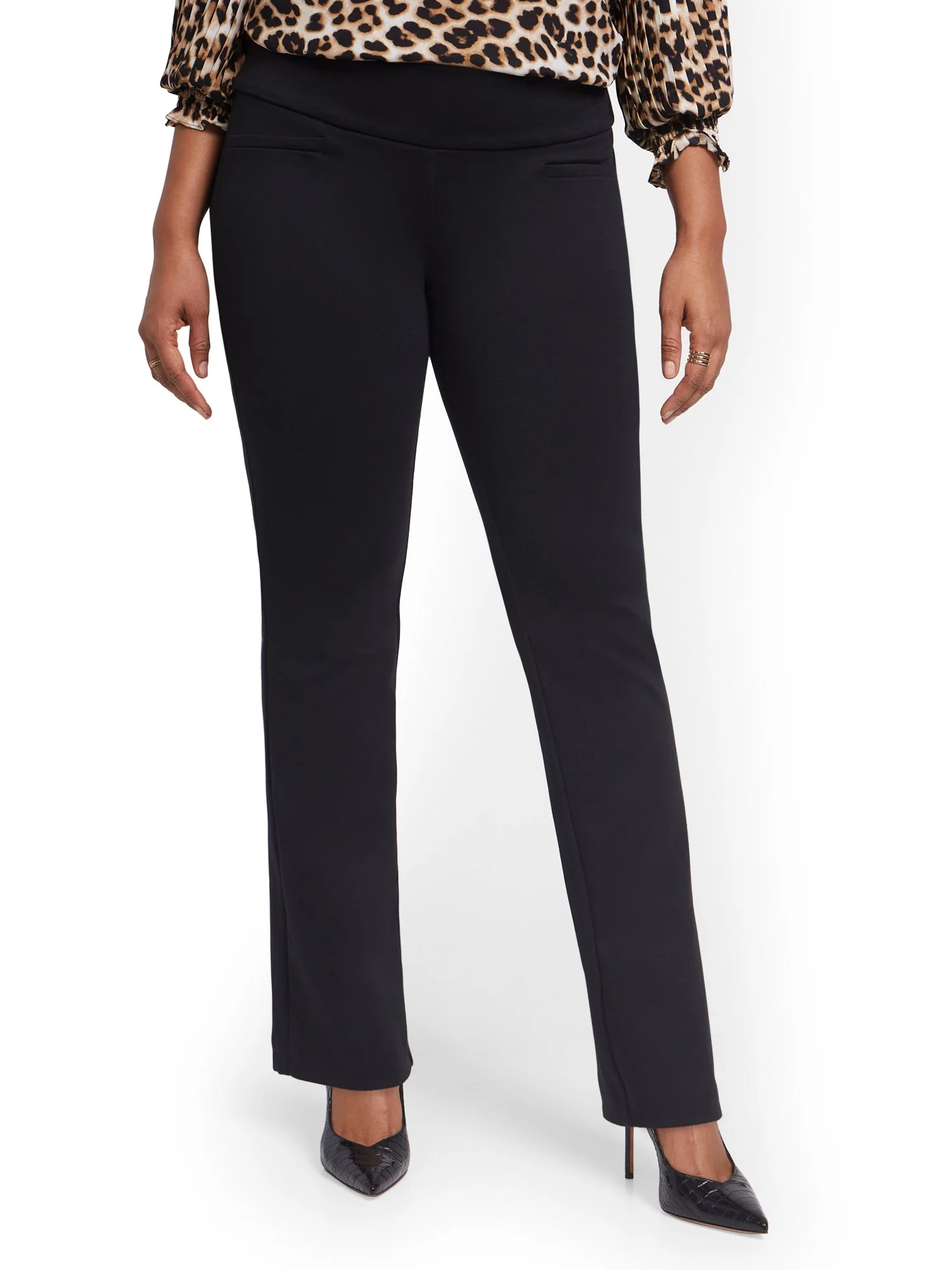 Pull-On Bootcut Ponte Pant - Superflex