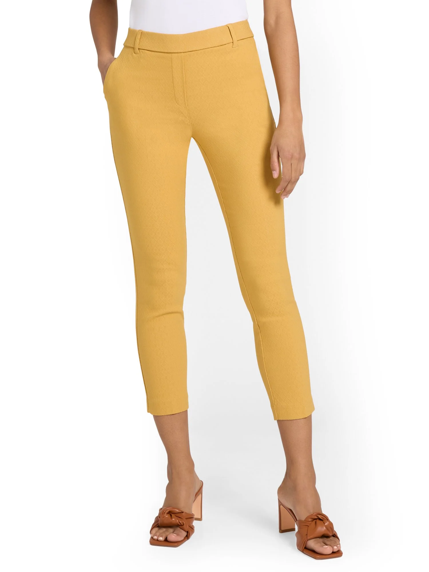 Chapter 1 Pull-On Jacquard Capri Pant - Brands We Love - Image 6