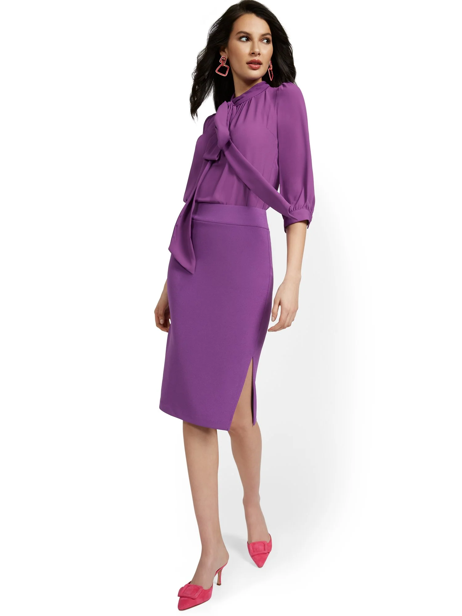 Pull-On Pencil Skirt - Image 8