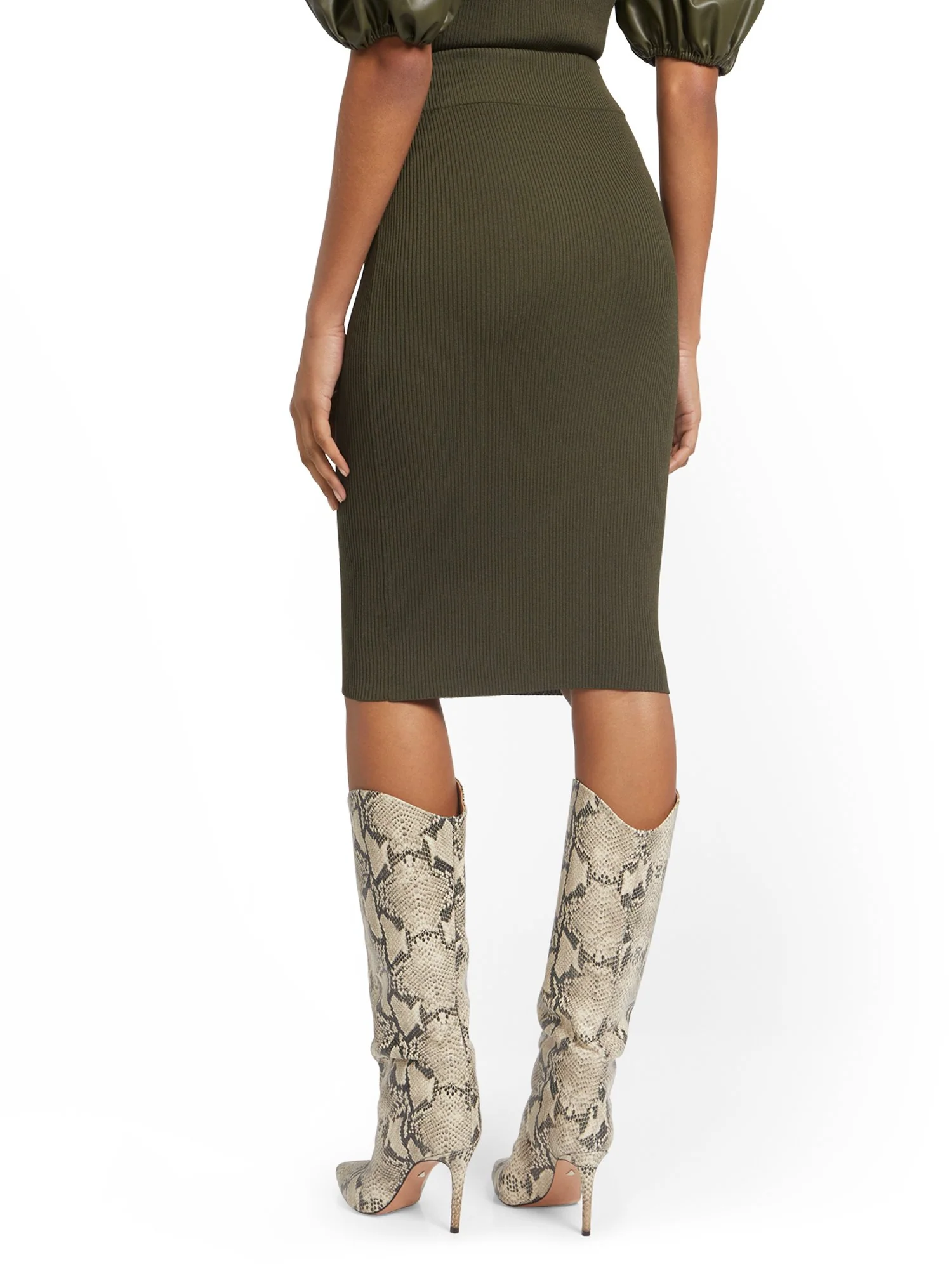Pull-On Sweater Skirt - Image 3