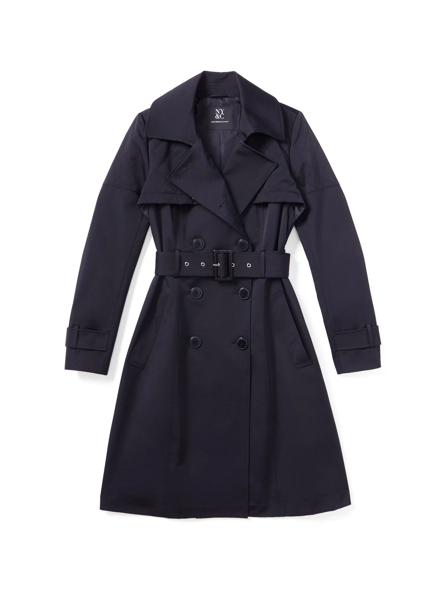 Quilted Belted Trenchcoat - City Trench Collection