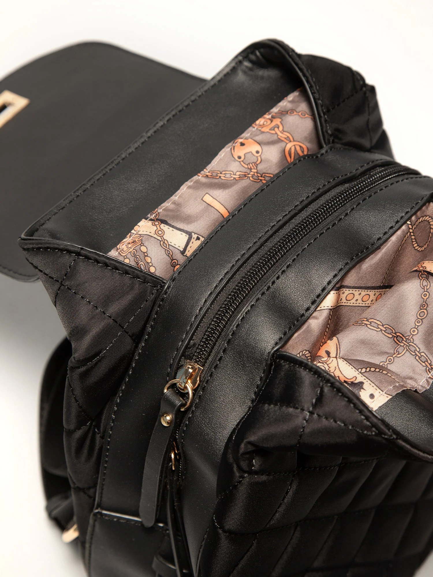 La Terre Quilted Turnlock Backpack - Brands We Love - Image 4