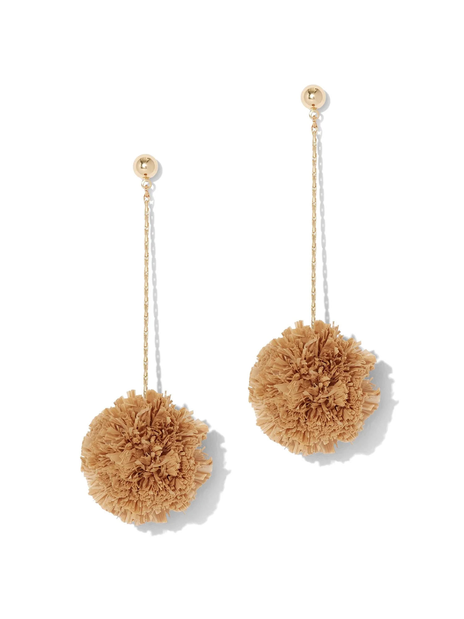 Raffia Linear Drop Earring