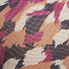 Raglan Sleeve Crew Neck Abstract Print Top - Image 4