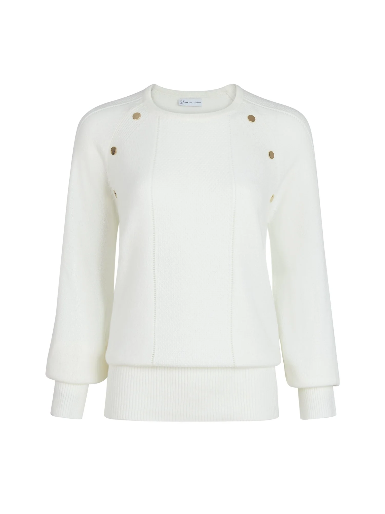 Raglan-Sleeve Pullover Sweater - Image 2