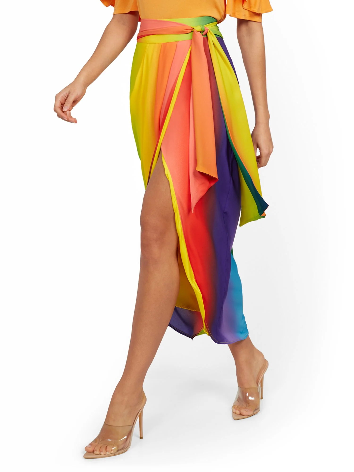 Rainbow Draped Skirt - Image 2