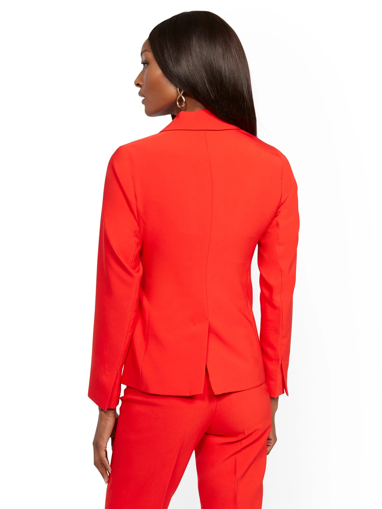Red Belted Blazer - 7th Avenue - Image 3