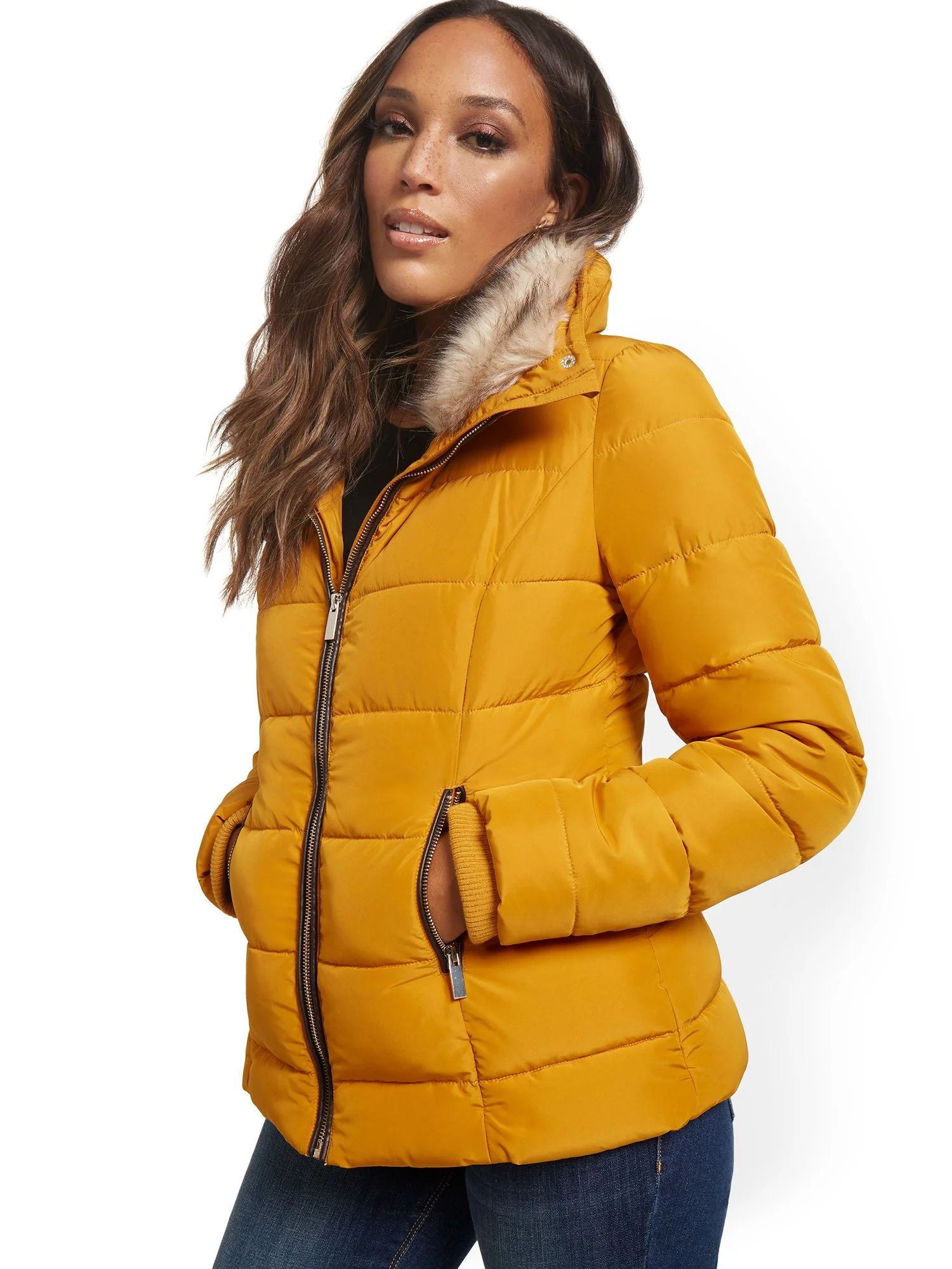 REPREVEĀ® Faux-Fur Hooded Puffer Jacket - Image 14