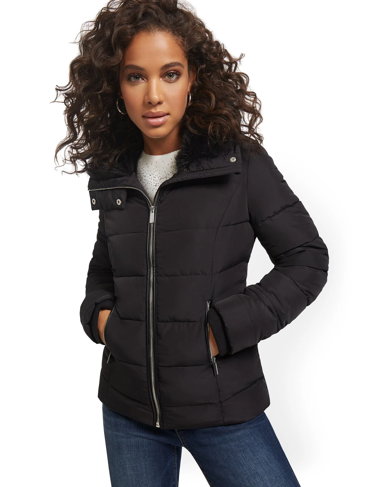 REPREVEĀ® Faux-Fur Hooded Puffer Jacket - Image 2