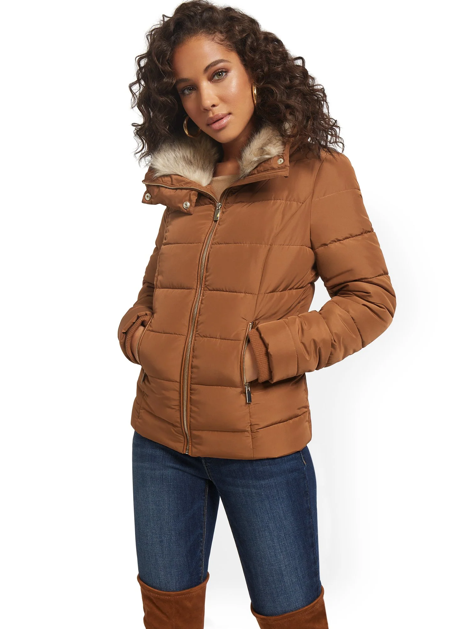 REPREVEĀ® Faux-Fur Hooded Puffer Jacket - Image 8