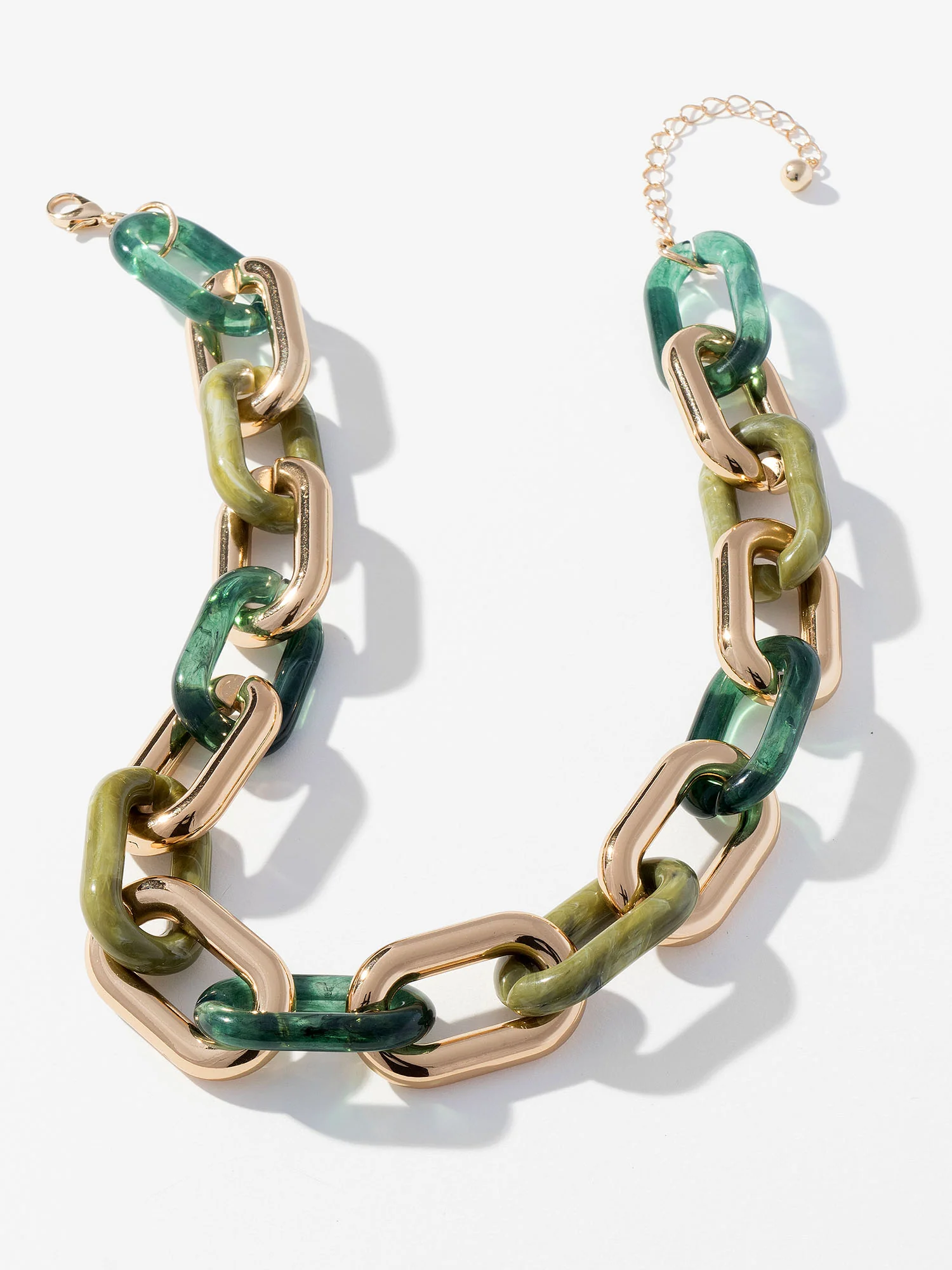 Resin Link Necklace