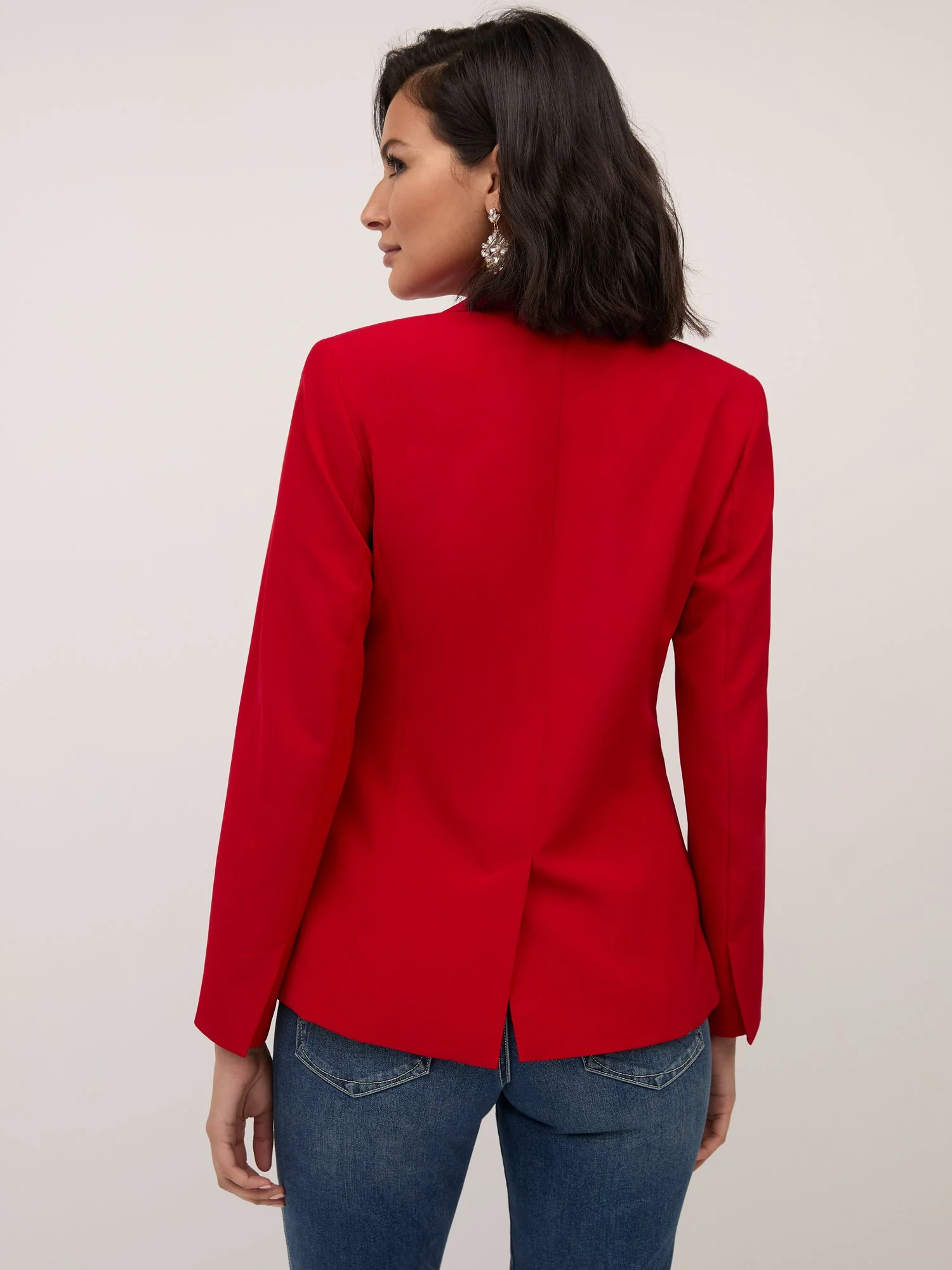 Rhinestone-Button Blazer - Image 3