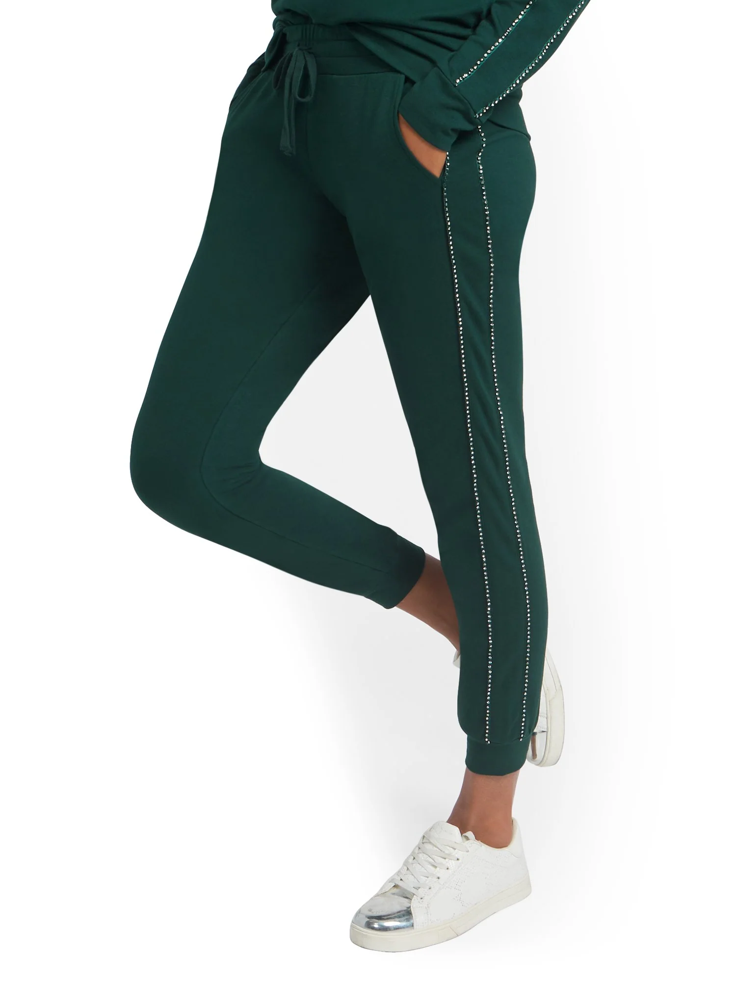 Rhinestone Detail Jogger Pant - Image 6