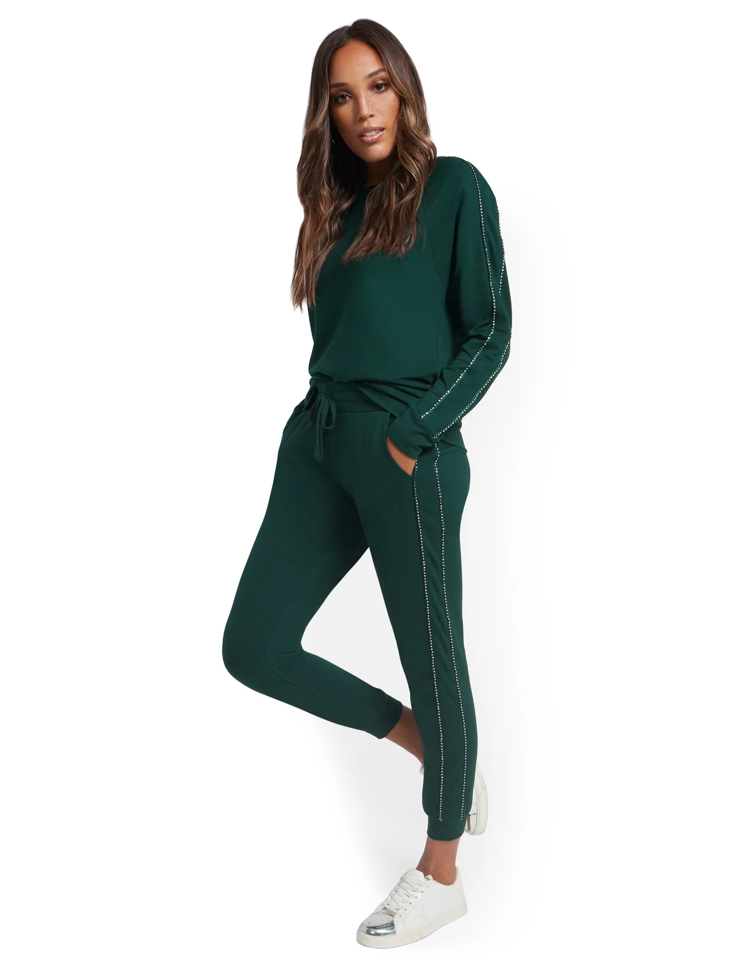 Rhinestone Detail Jogger Pant - Image 8