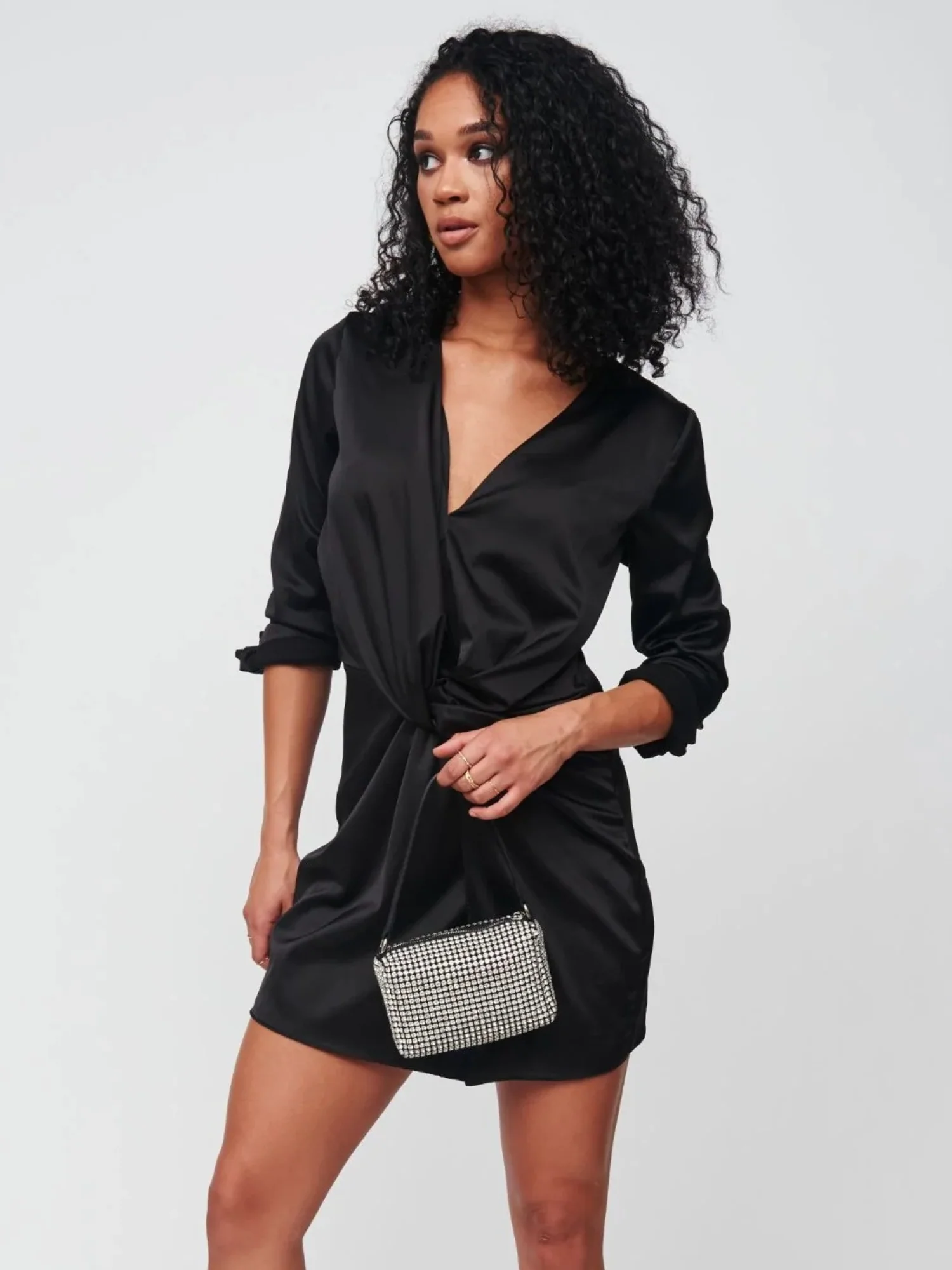 Urban Expressions Rhinestone Embellished Shoulder Bag - Brands We Love - Image 5
