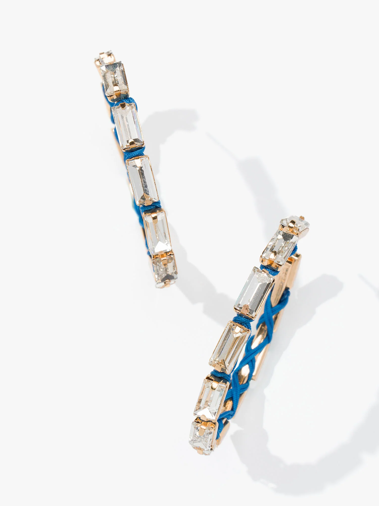 Rhinestone Hoop Earrings